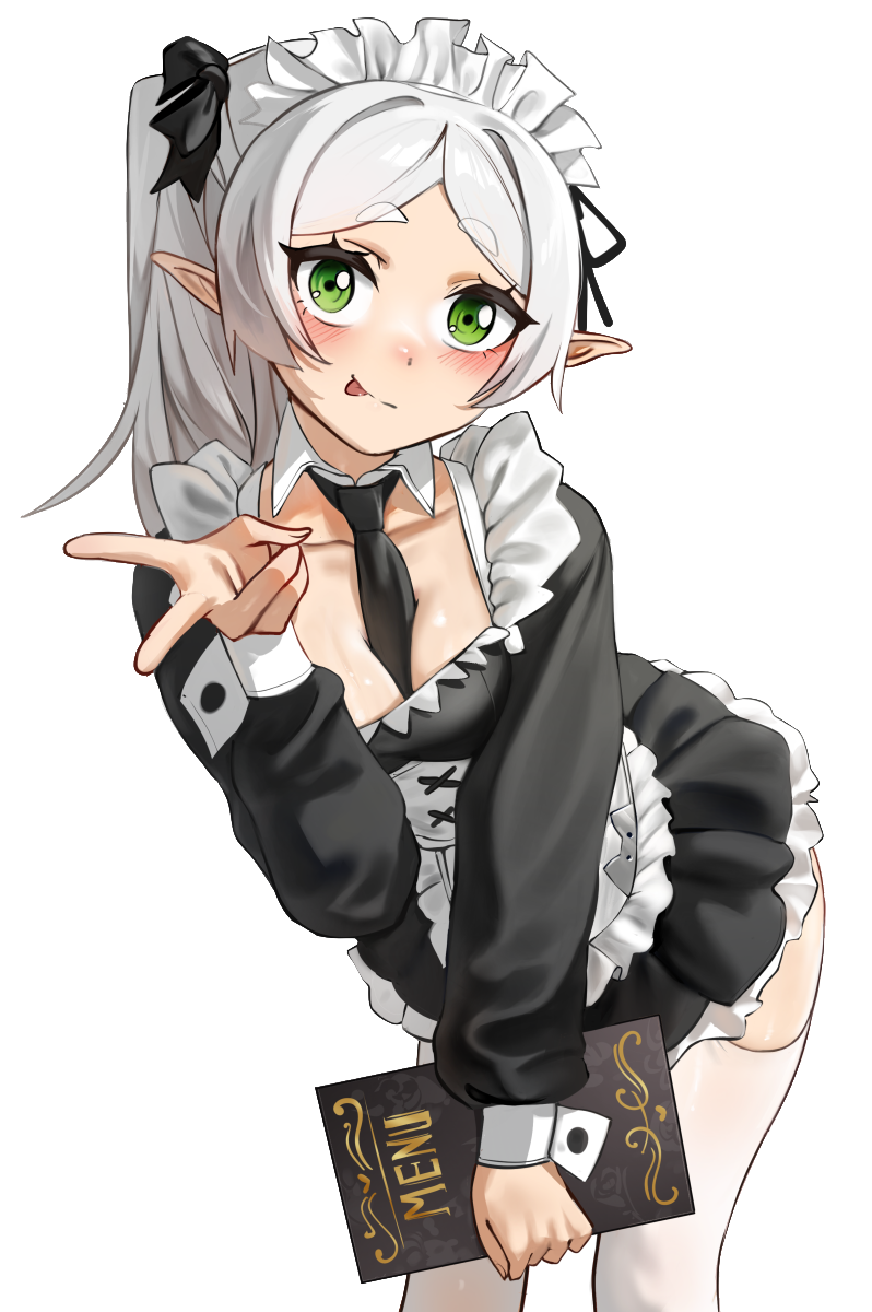 PEACE SIGN MAID STICKER! (WALIGNER)