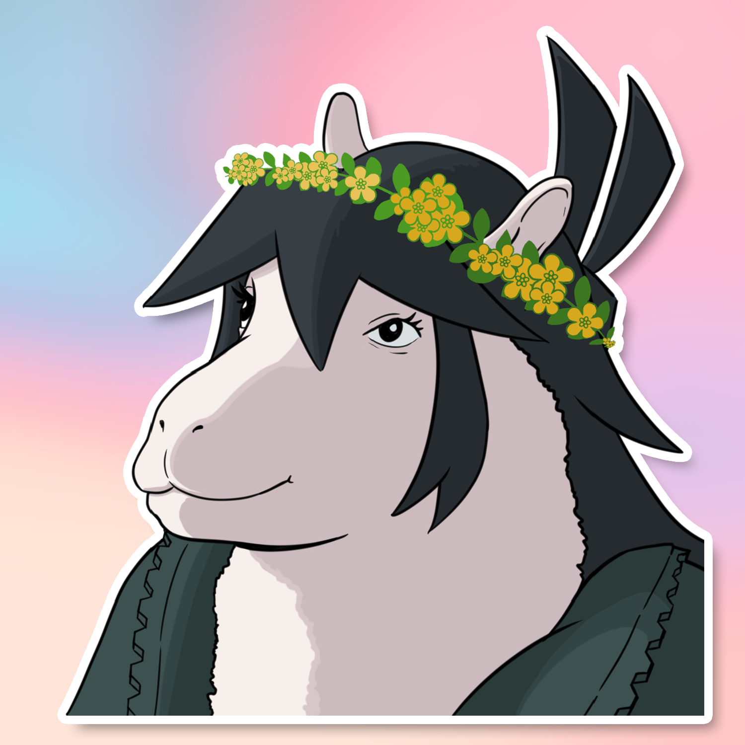 GOATCIA STICKER! (INGODONGO)