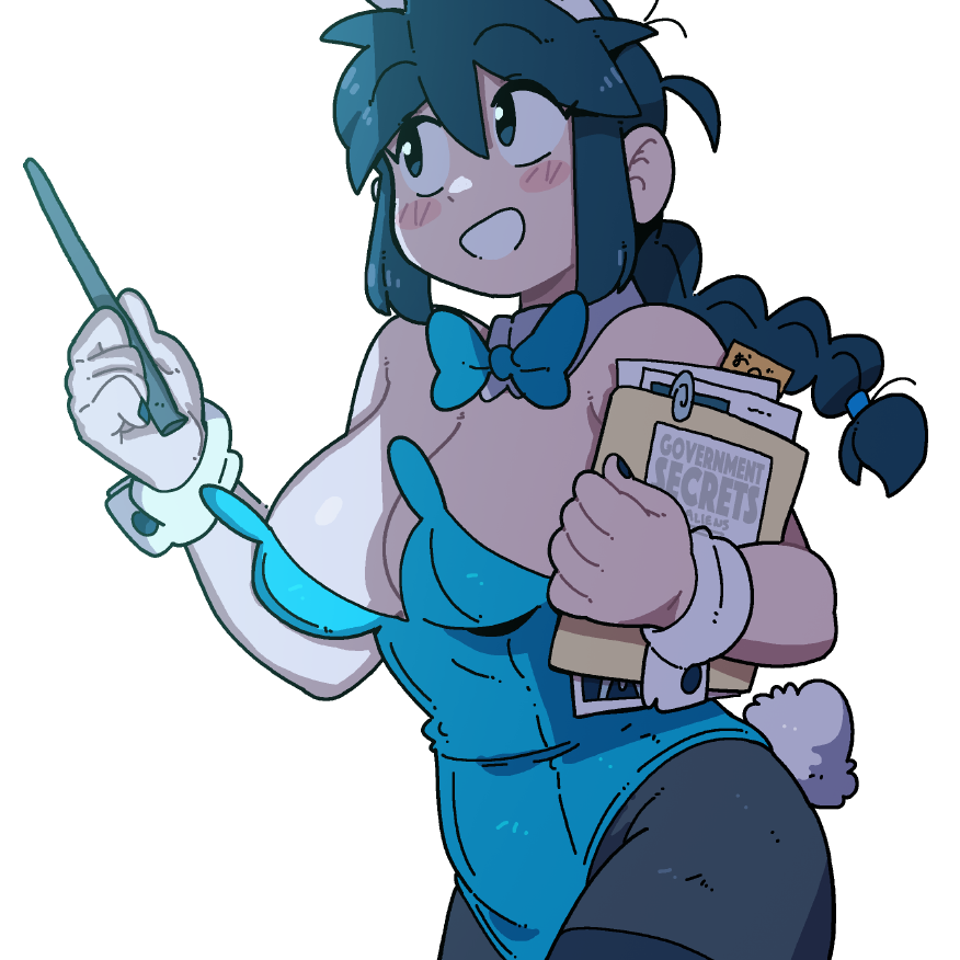 GOVERNMENT BUNNY LUCIA STICKER! (BRYCE AND SCOTT) (VARIANTS)