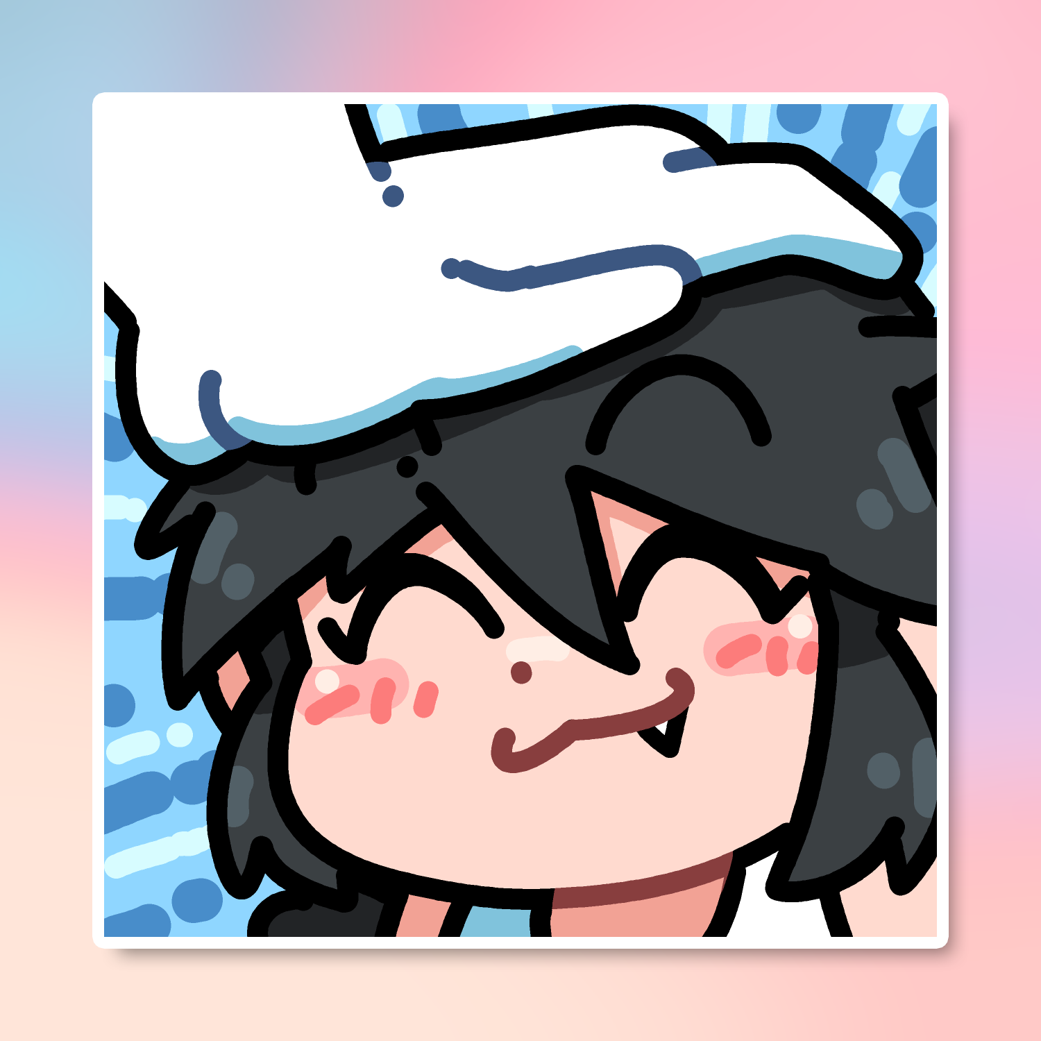 HEADPAT LUCIA EMOTE STICKER! (BRYCE AND SCOTT)