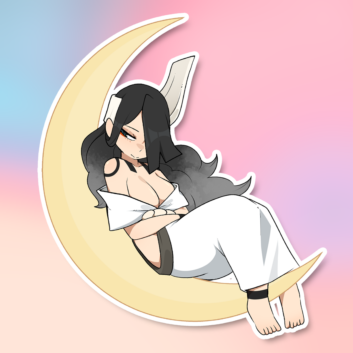 HIDE MOON STICKER! (LIEUMARE)