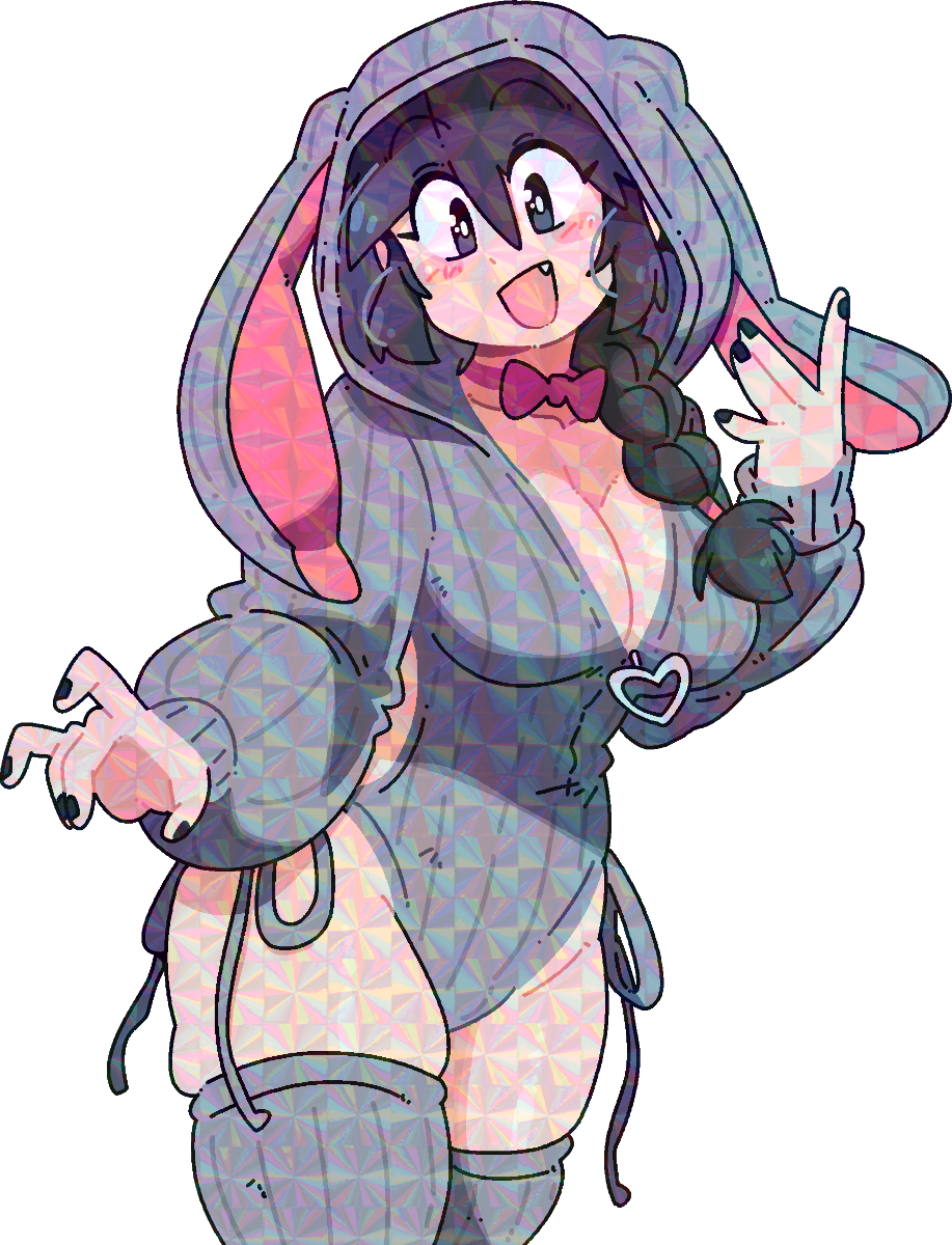 LUCIA BUNNY ONESIE STICKER! (BRYCE AND SCOTT)