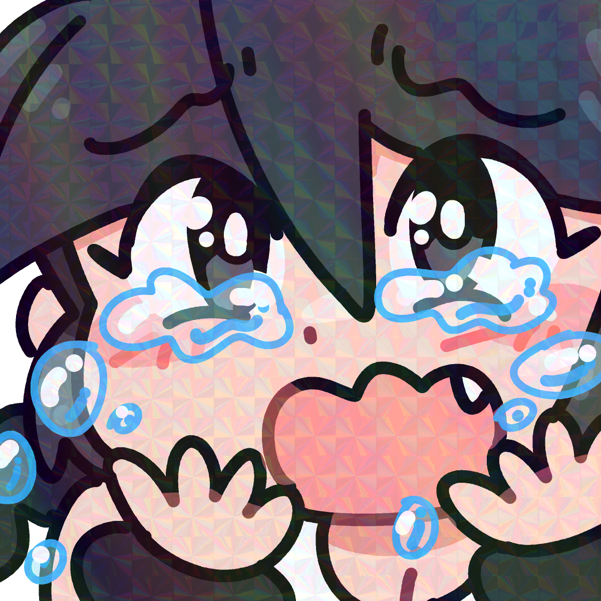 CRYING LUCIA EMOTE STICKER! (BRYCE AND SCOTT)