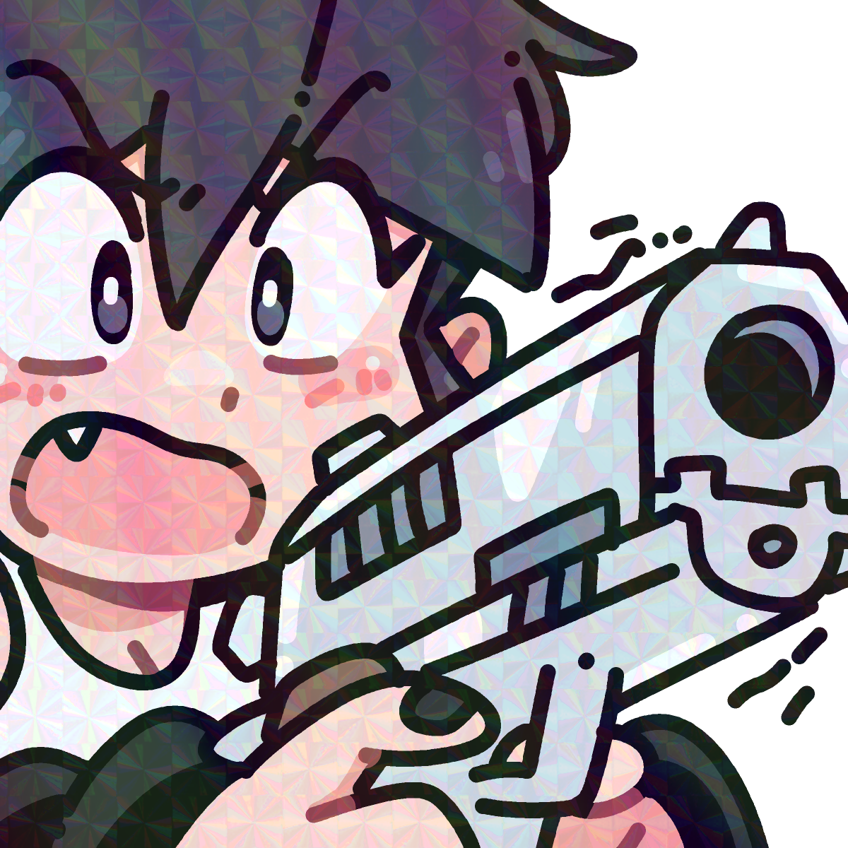 GUN LUCIA EMOTE STICKER! (BRYCE AND SCOTT)
