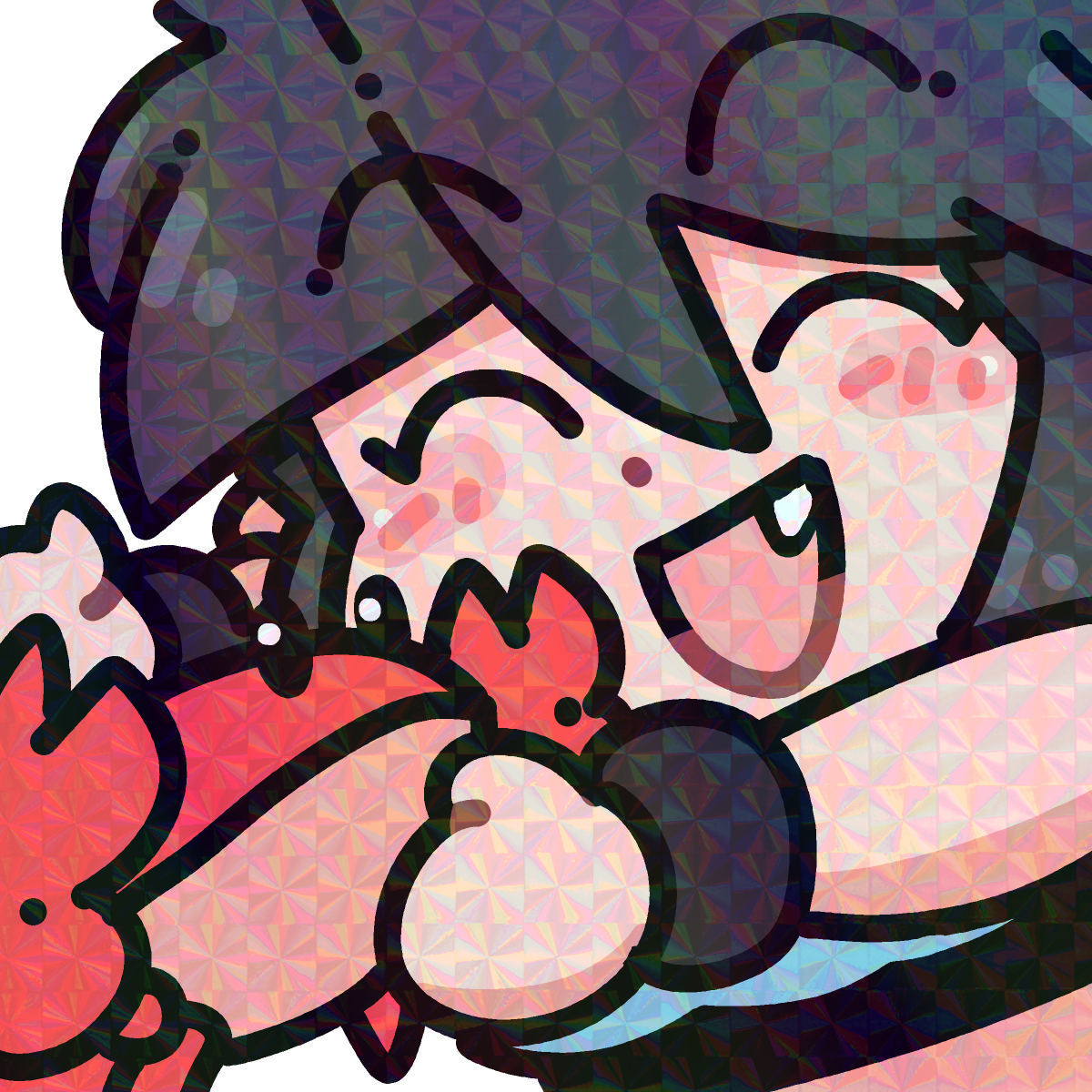 HUGGING LUCIA EMOTE STICKER! (BRYCE AND SCOTT)