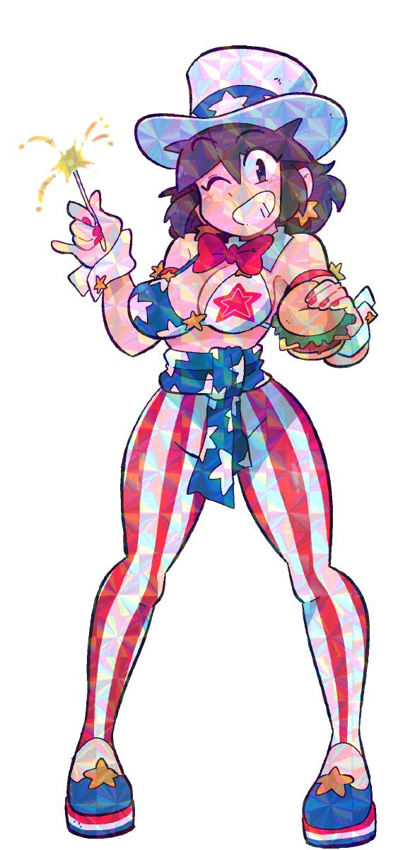 LUCIA AMERICA STICKER! (BRYCE AND SCOTT)