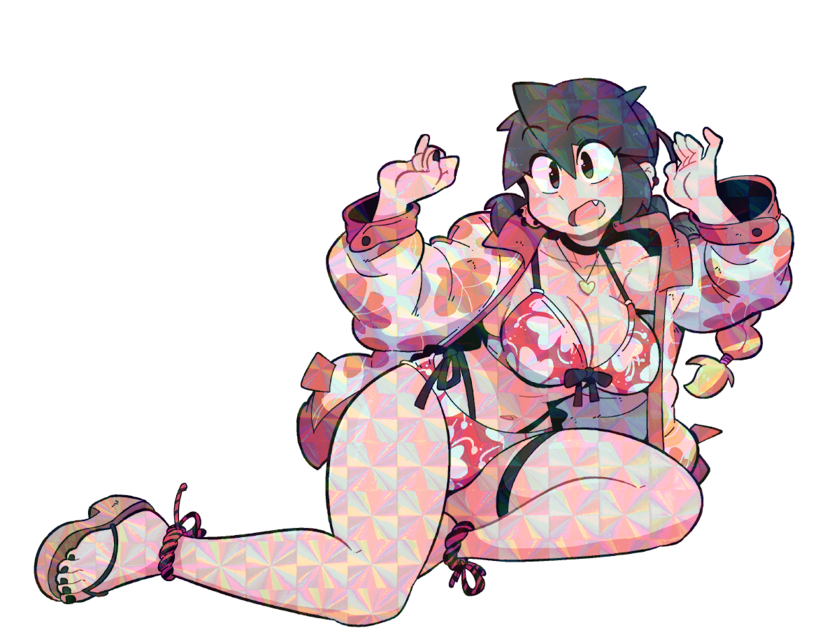 LUCIA BIKINI COAT STICKER! (BRYCE AND SCOTT!)