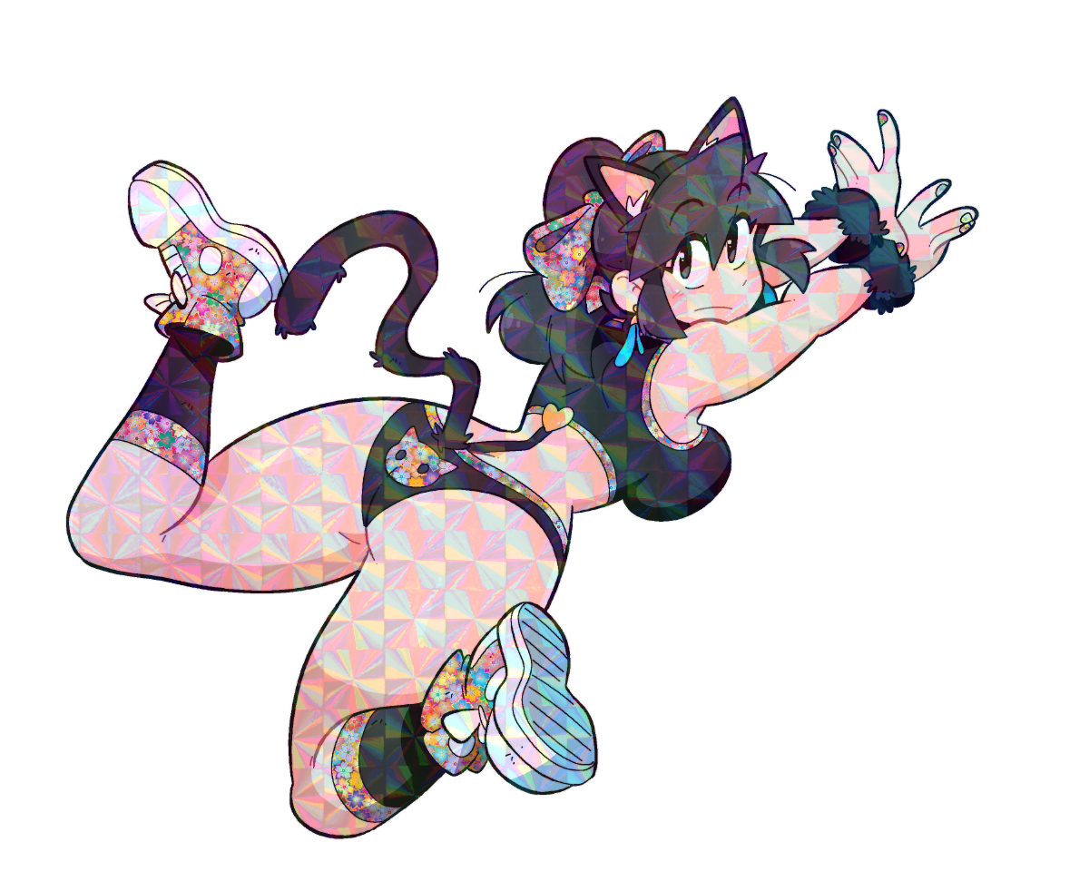 LUCIA CAT STRETCH STICKER! (BRYCE AND SCOTT!)