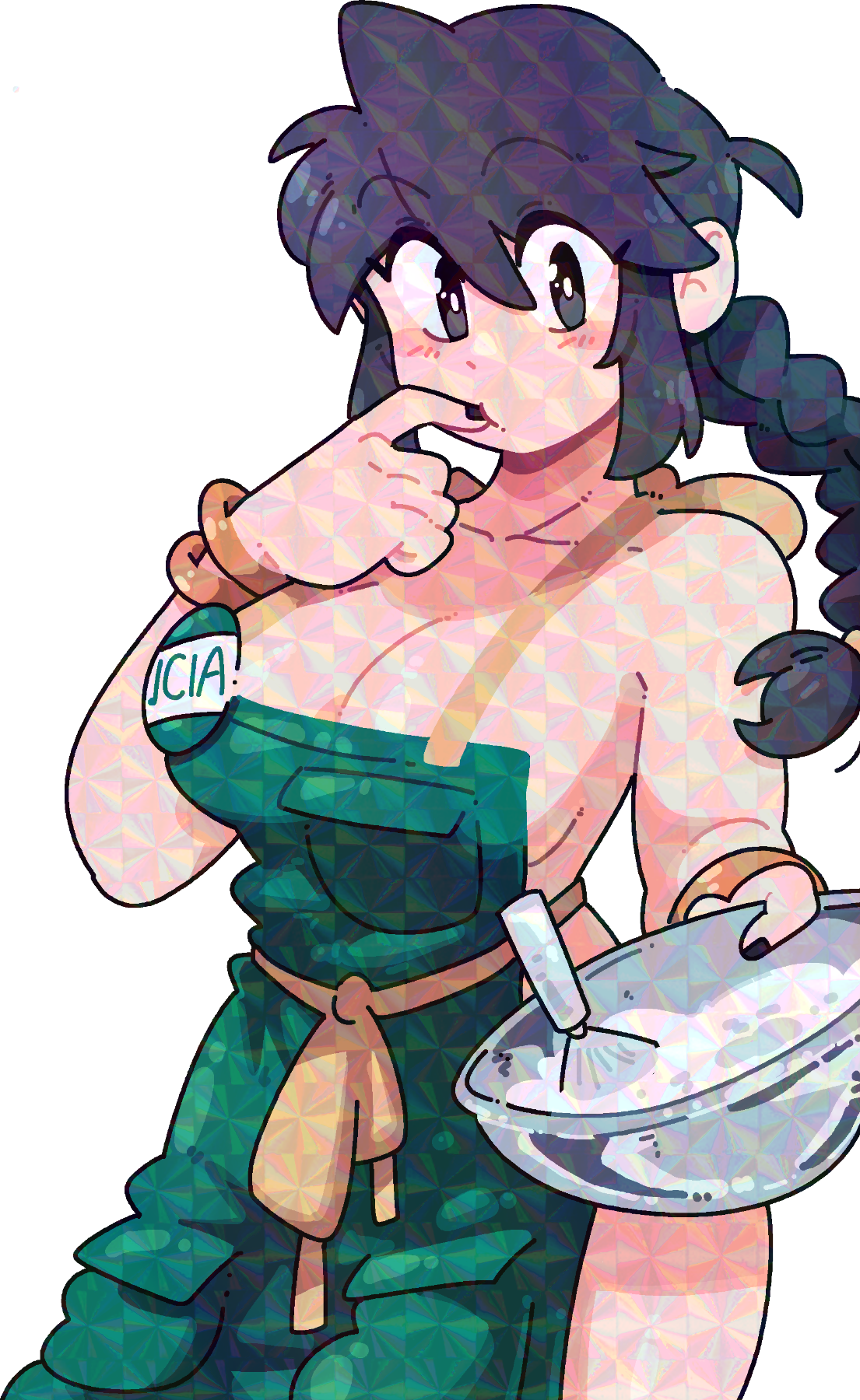 LUCIA MIXING CAKE STICKER! (BRYCE AND SCOTT)