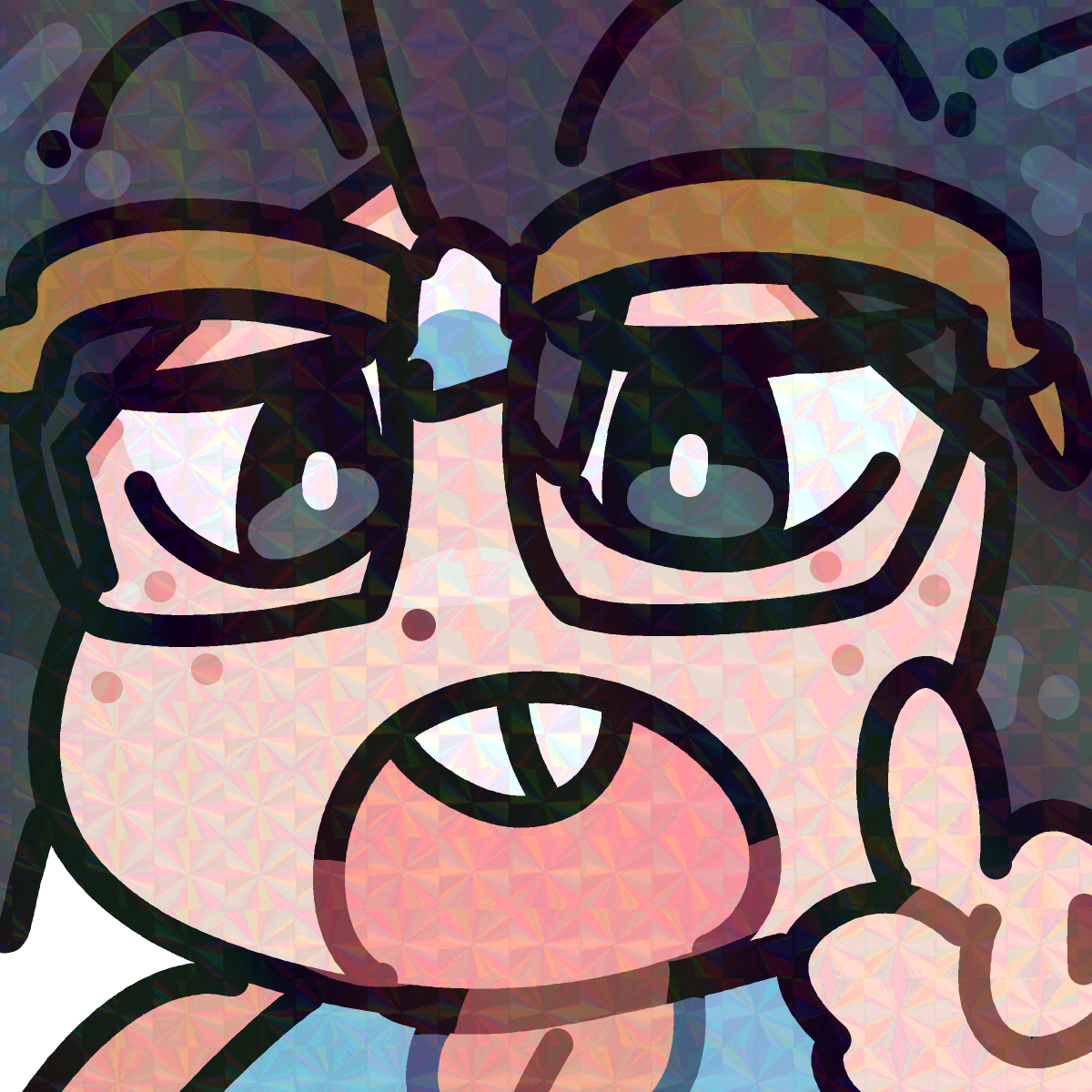 NERD LUCIA EMOTE STICKER! (BRYCE AND SCOTT)
