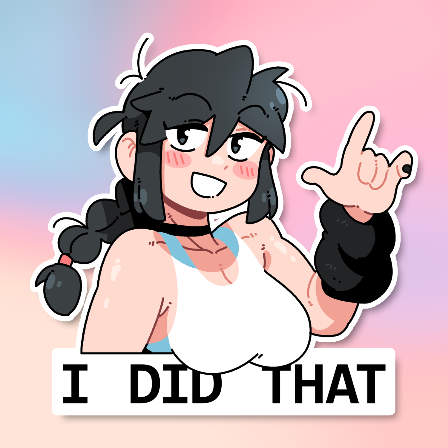 LUCIA I DID THAT STICKER! (BRYCE AND SCOTT)