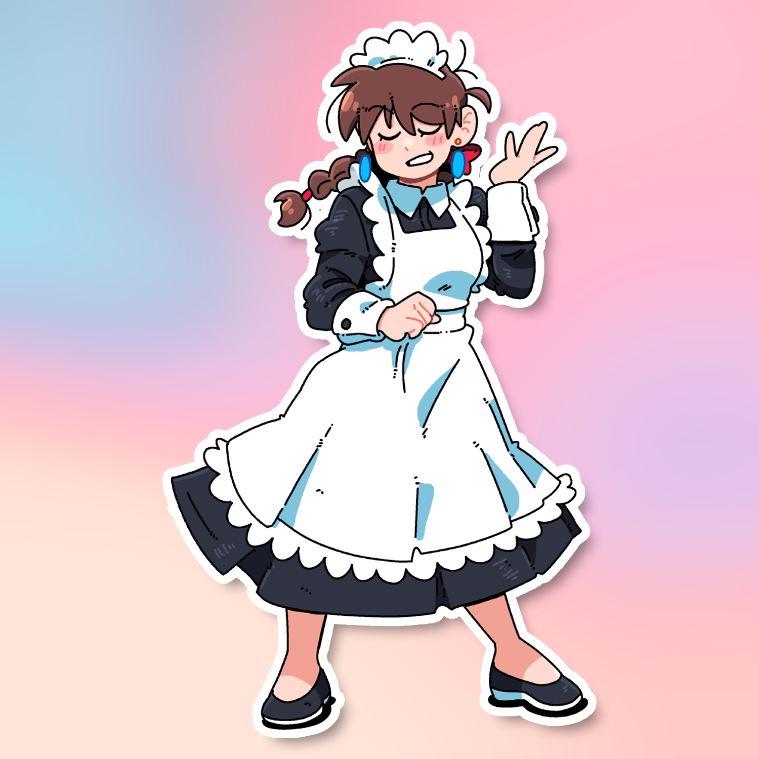 ISABELLE MAID STICKER! (BRYCE AND SCOTT)