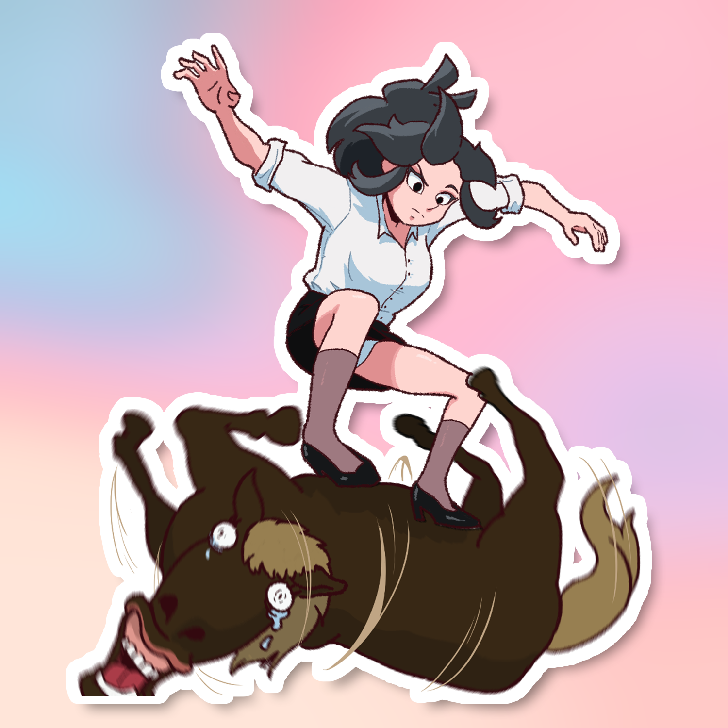 KICKFLIPCIA STICKER! (INGODONGO)