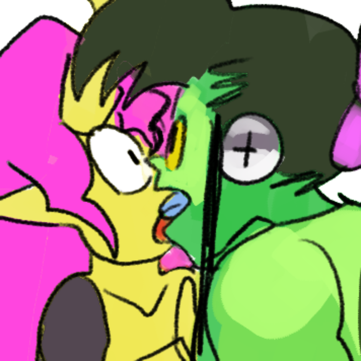 KISS STICKER (LUNYDOOBLES)