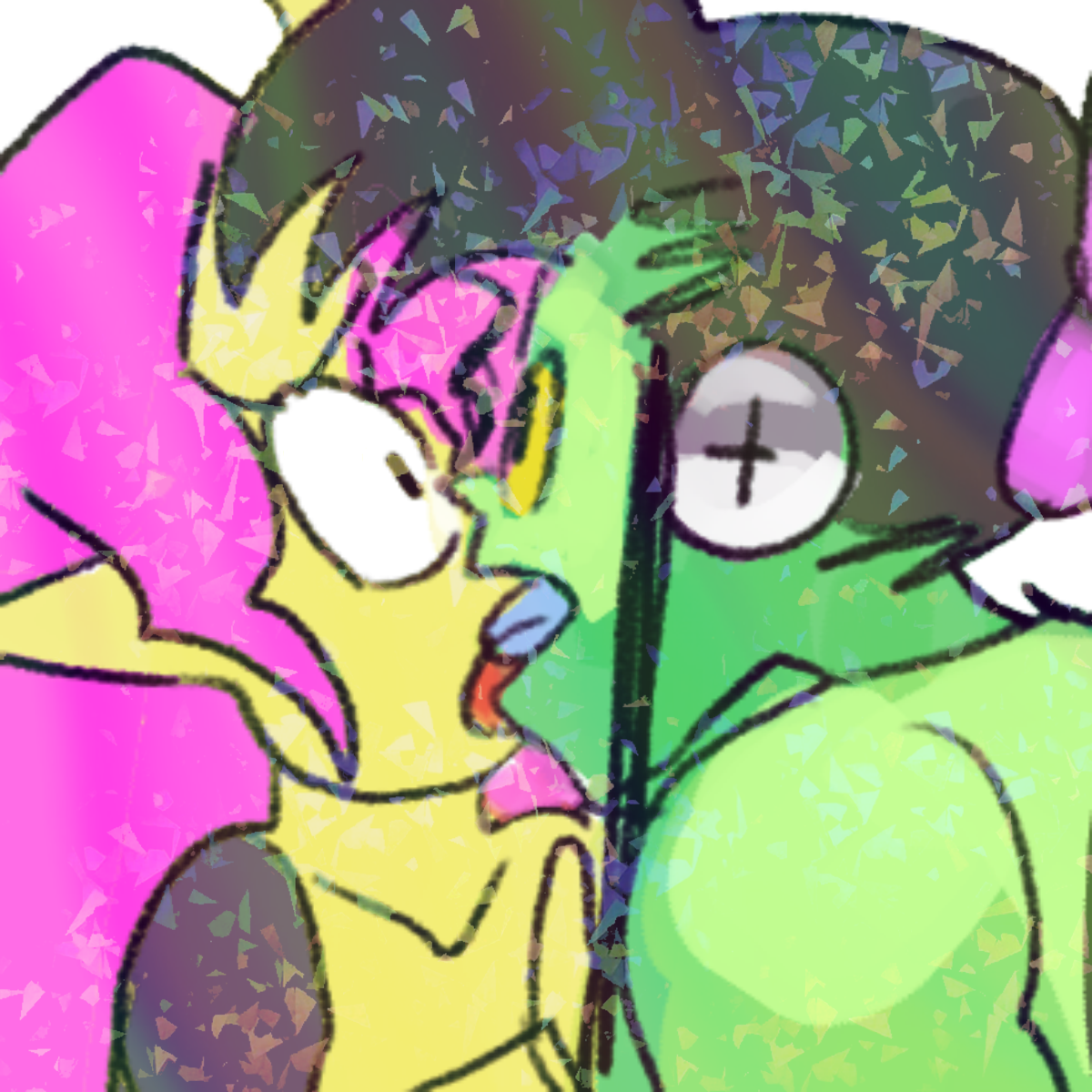 KISS STICKER (LUNYDOOBLES)