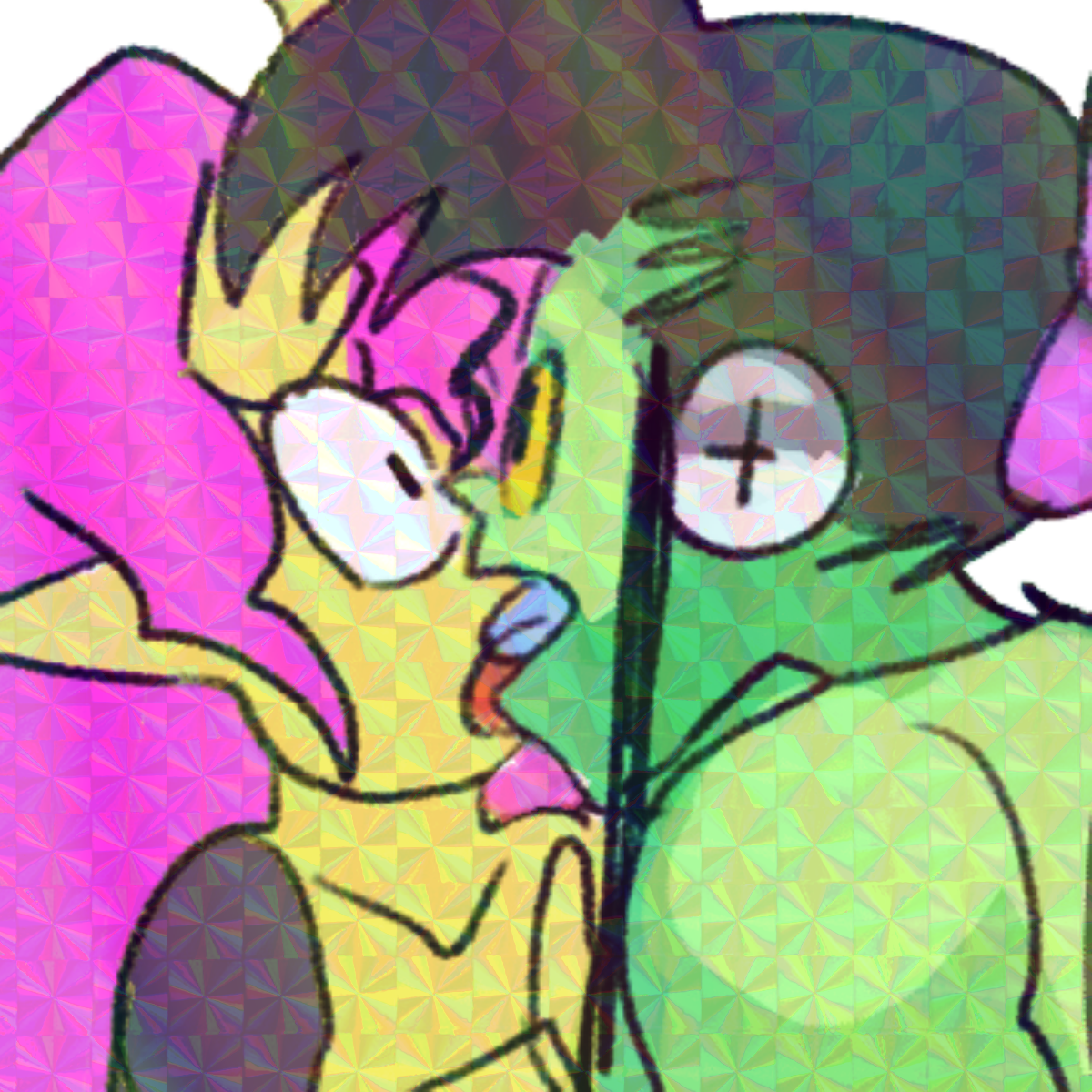KISS STICKER (LUNYDOOBLES)