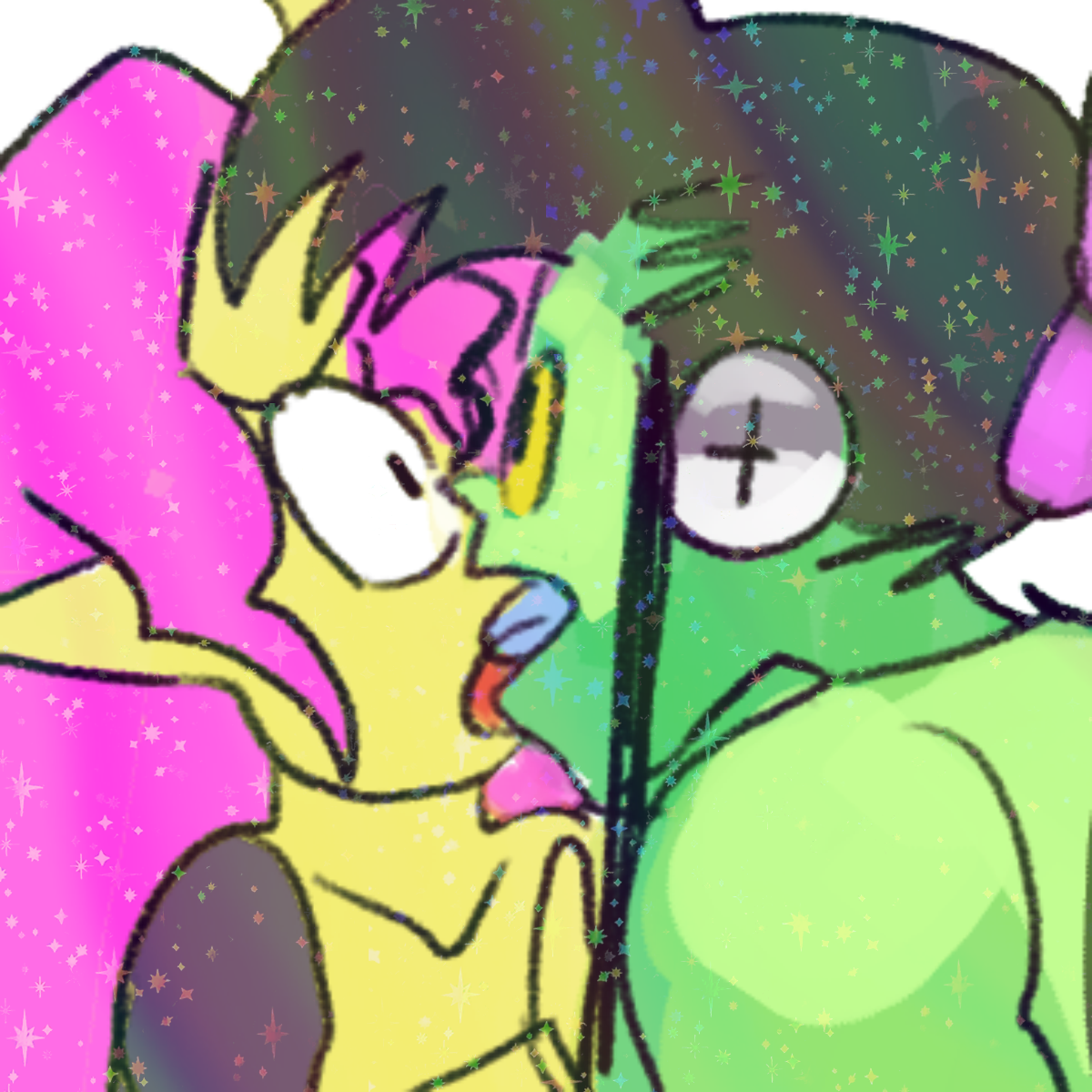 KISS STICKER (LUNYDOOBLES)
