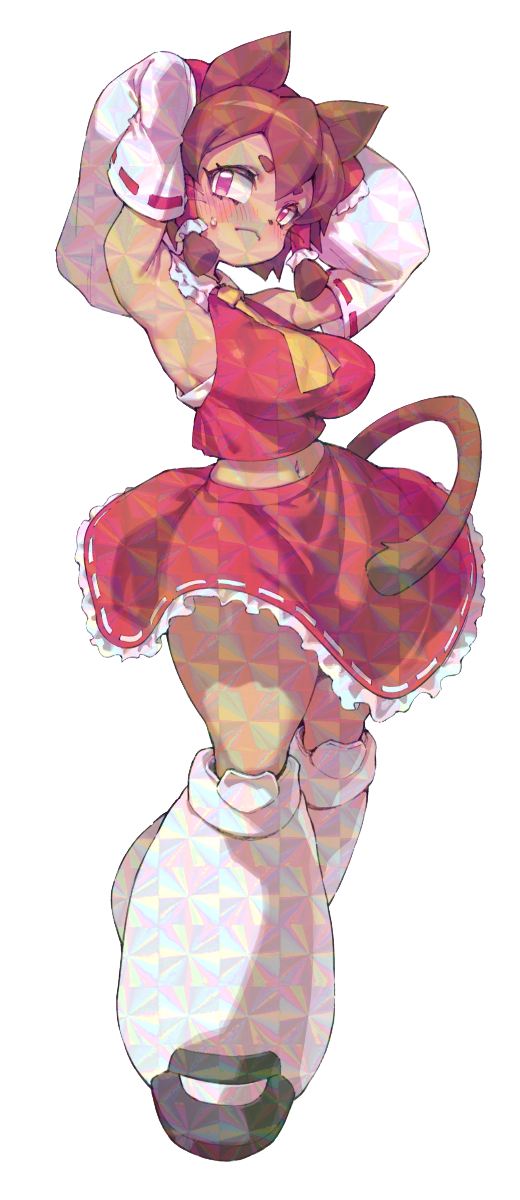 CAT-GIRL RED DRESS STICKER! (FUYAHANA)