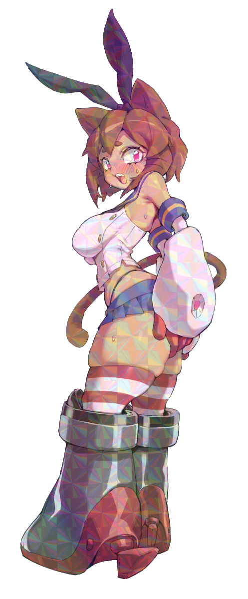 CAT GIRL BUNNY EARS STICKER! (FUYAHANA)