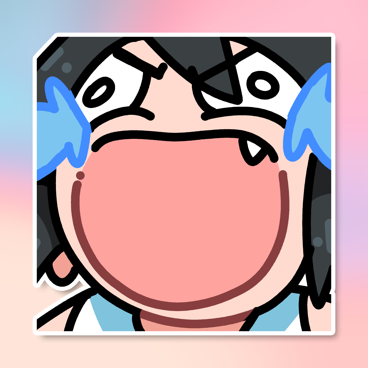 LAUGHING LUCIA EMOTE STICKER! (BRYCE AND SCOTT)
