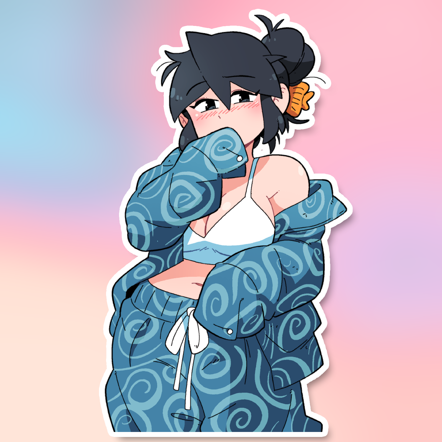 LUCIA PAJAMA STICKER! (BRYCE AND SCOTT!)