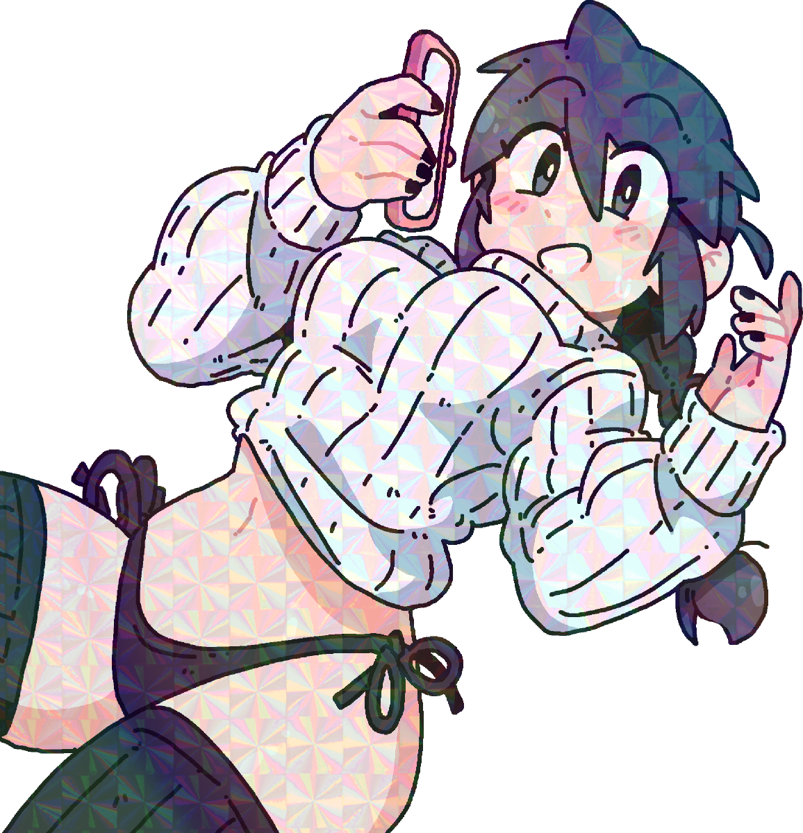 LUCIA ON PHONE STICKER! (BRYCE AND SCOTT)