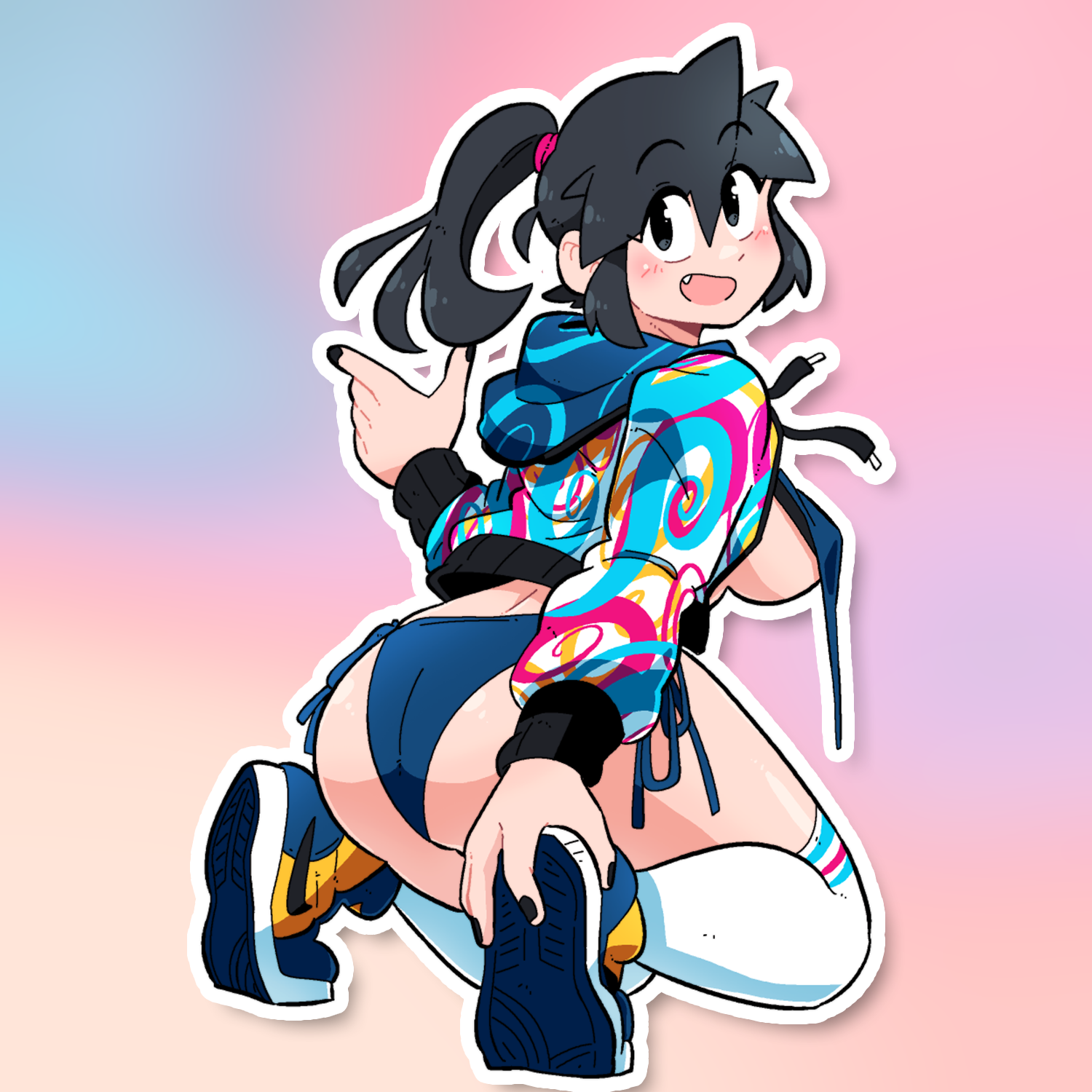LUCIA SWIRLY SHIRT STICKER! (BRYCE AND SCOTT)