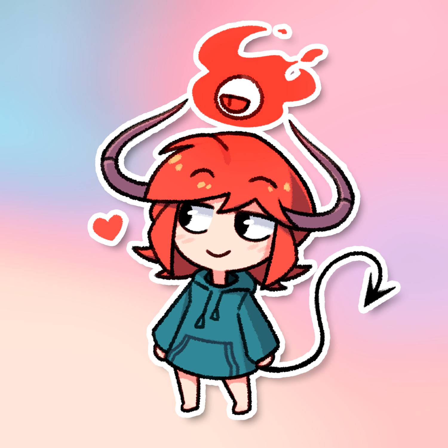 MADDIE CHIBI STICKER! (TOBIAS WHELLER)