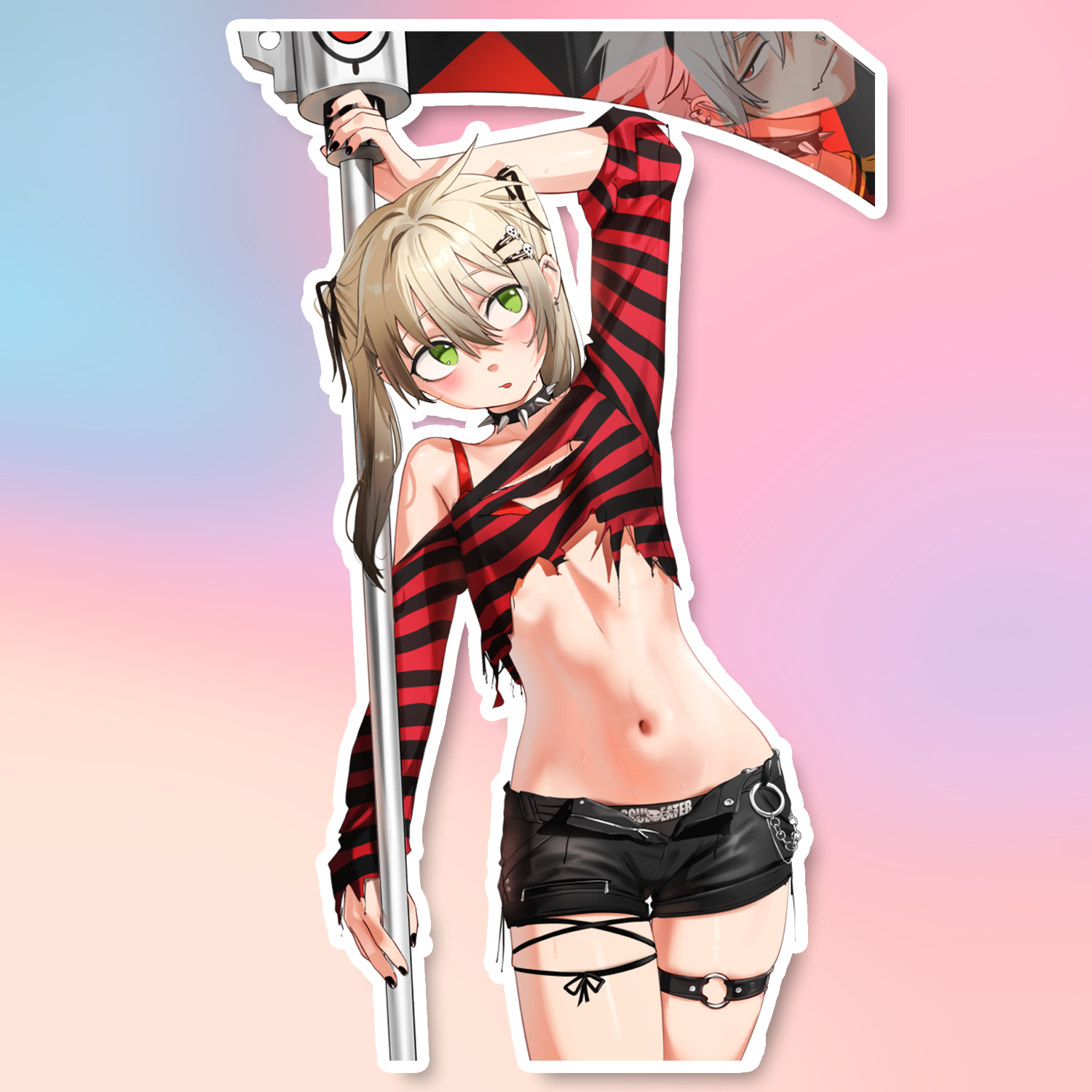 SCYTHE GIRL STICKER! (WALIGNER)