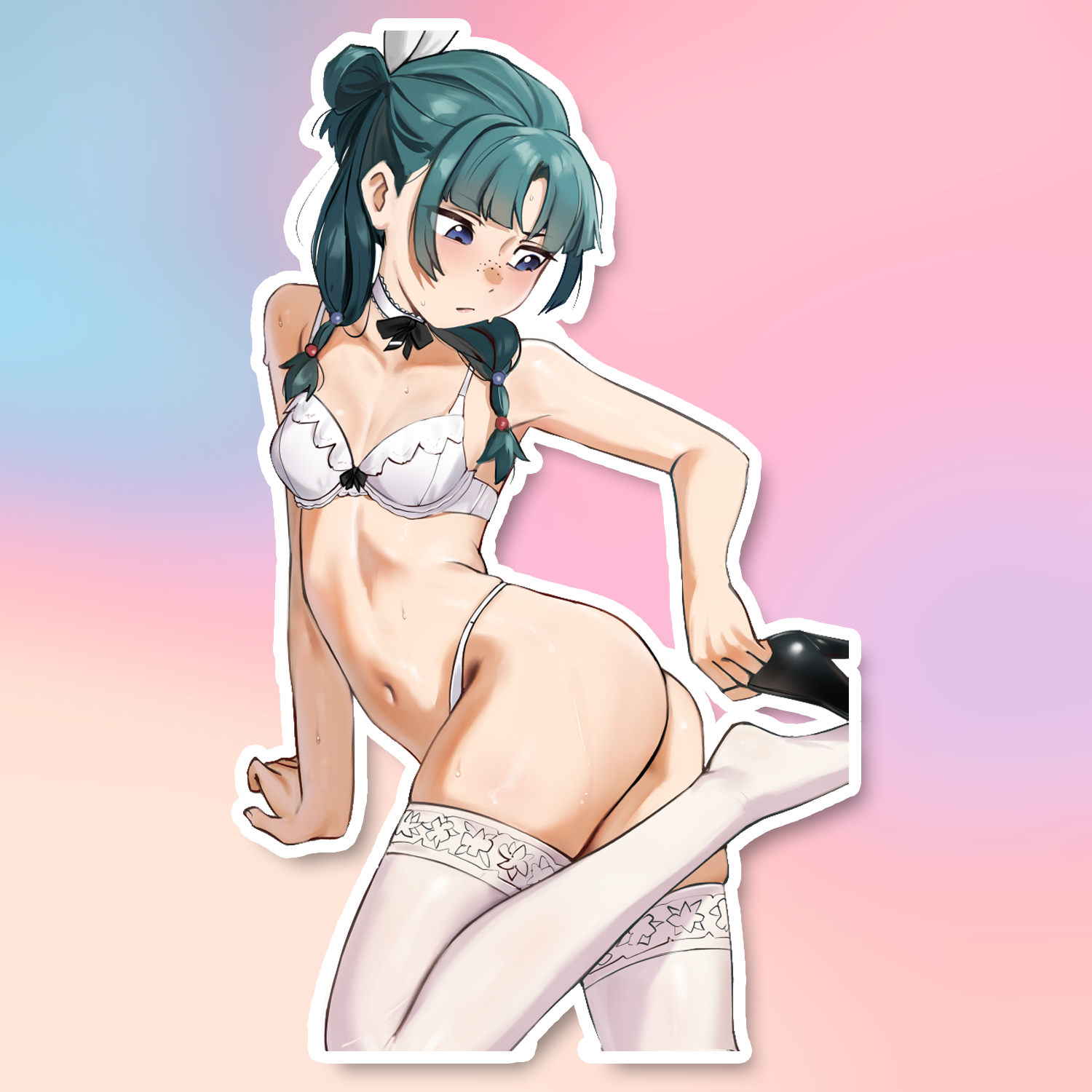 ROYAL UNDRESSING STICKER! (WALIGNER)