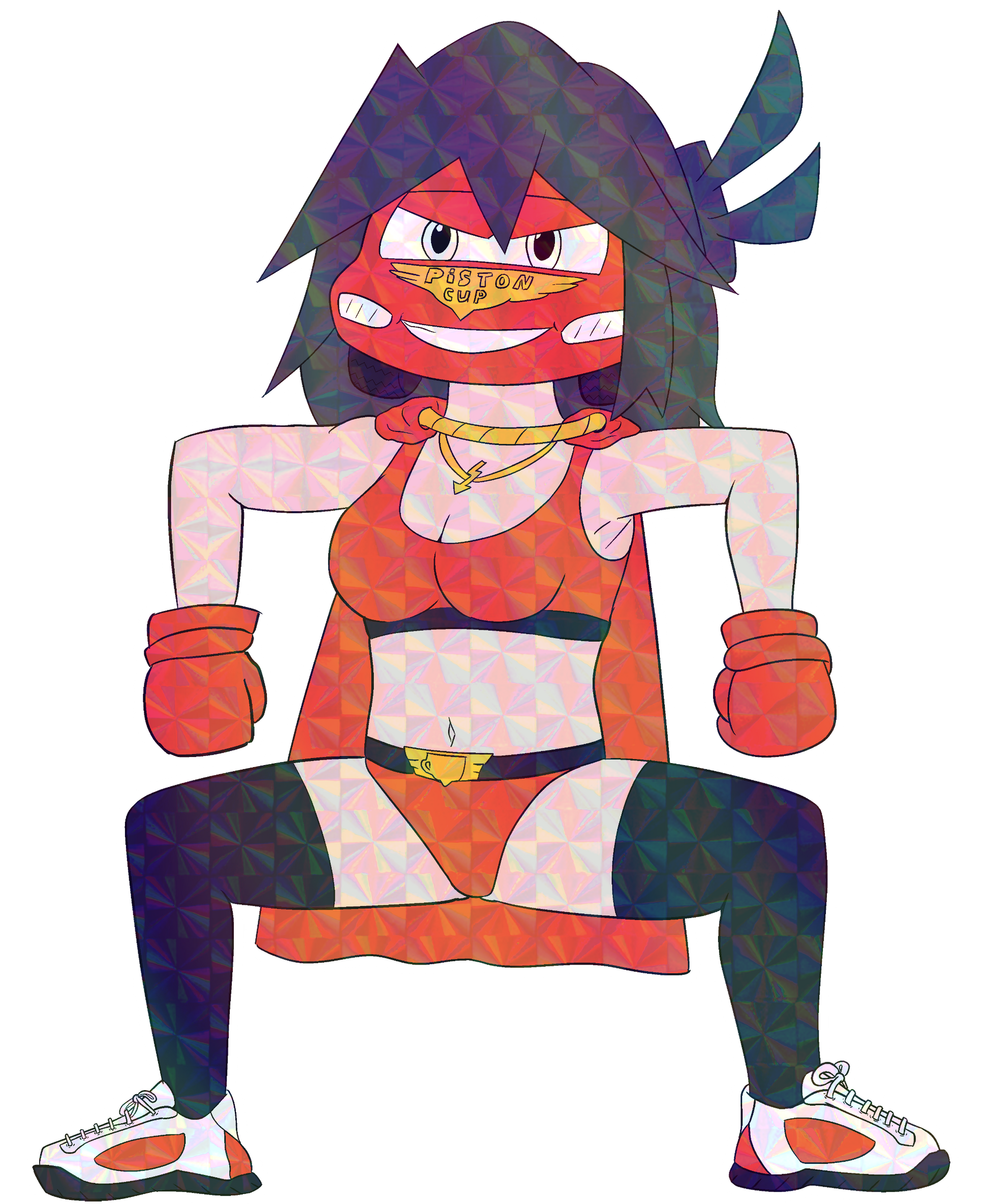MCQUEENCIA STICKER (INGODONGO)