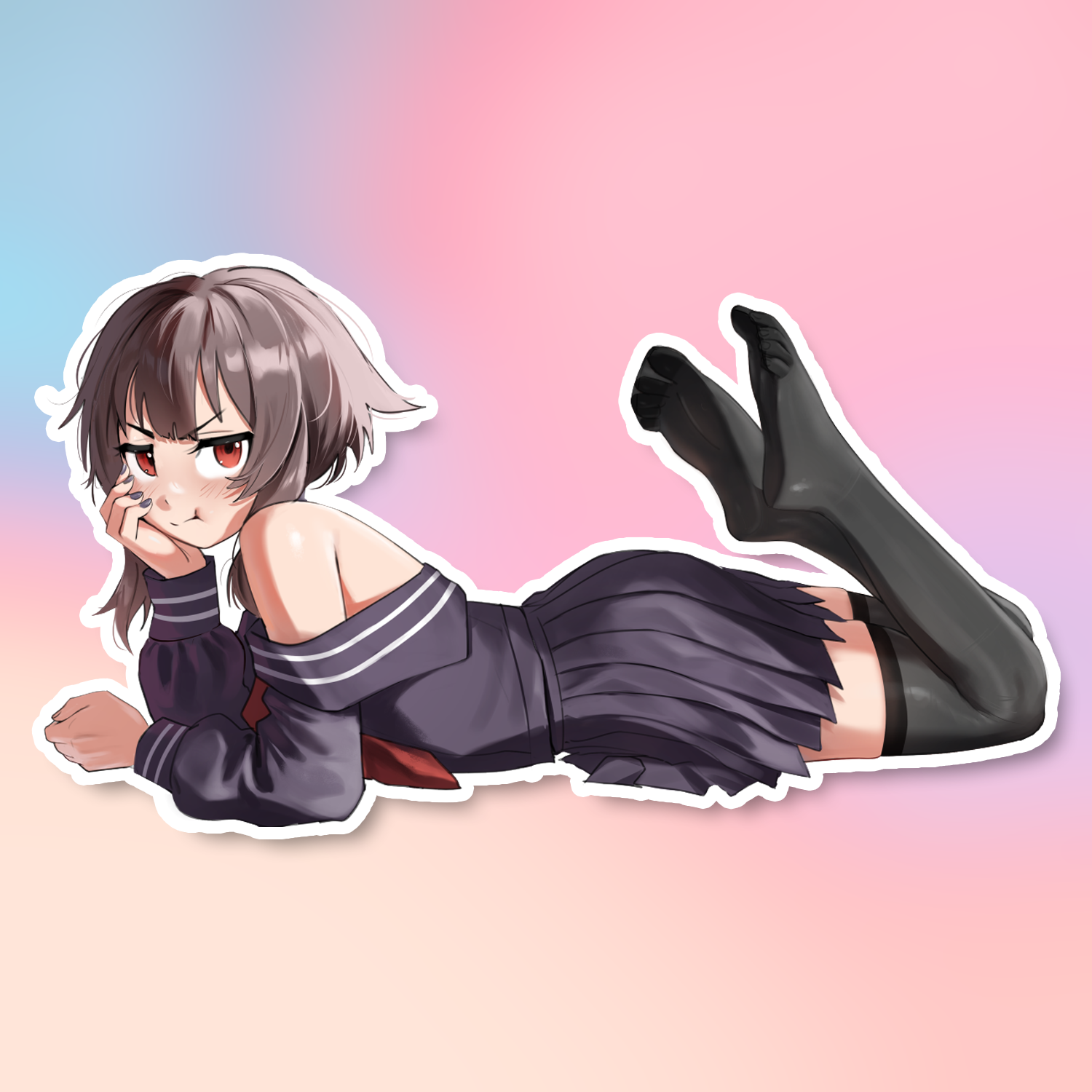 LAYING DOWN STICKER! (WALIGNER)