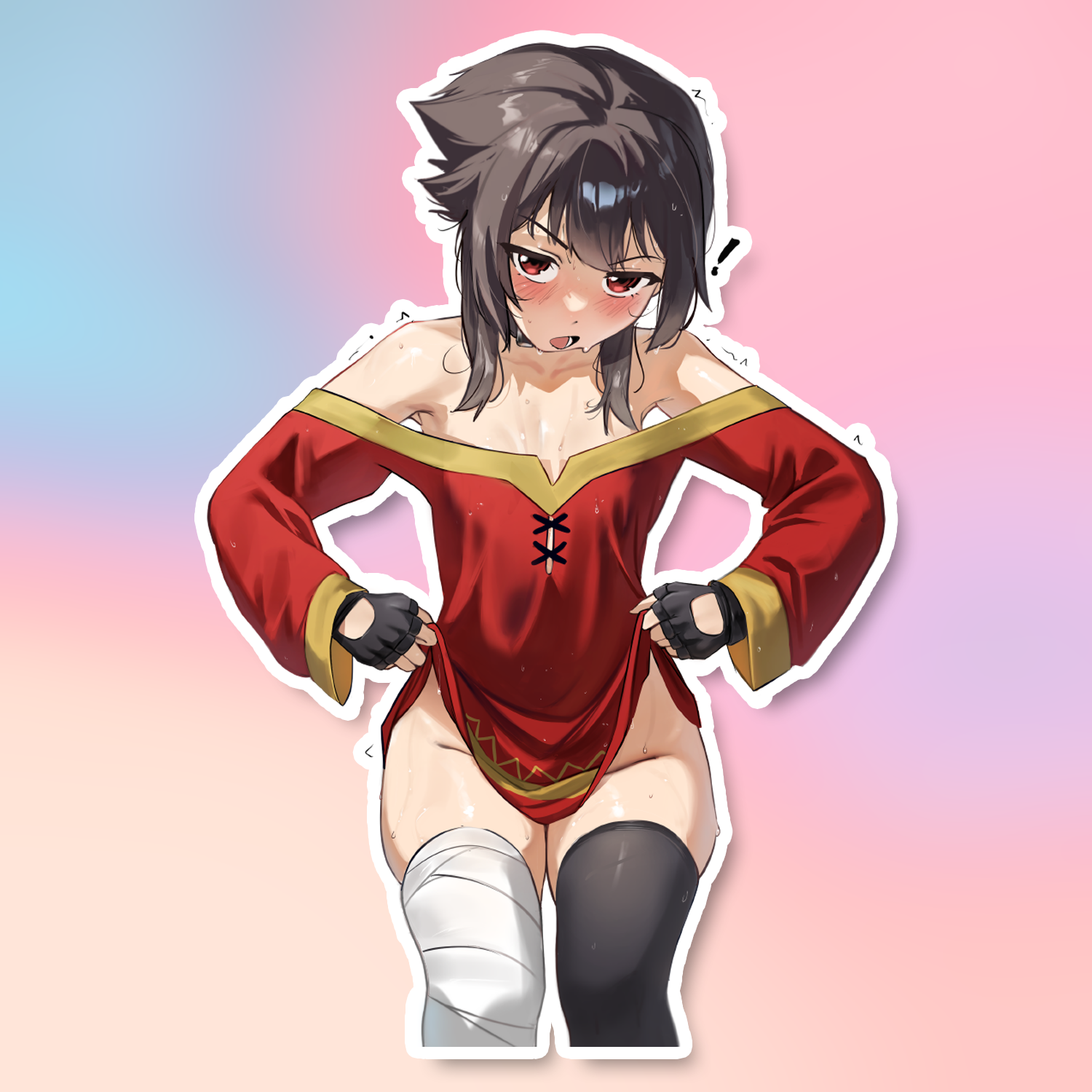RED SHIRT STICKER! (WALIGNER)