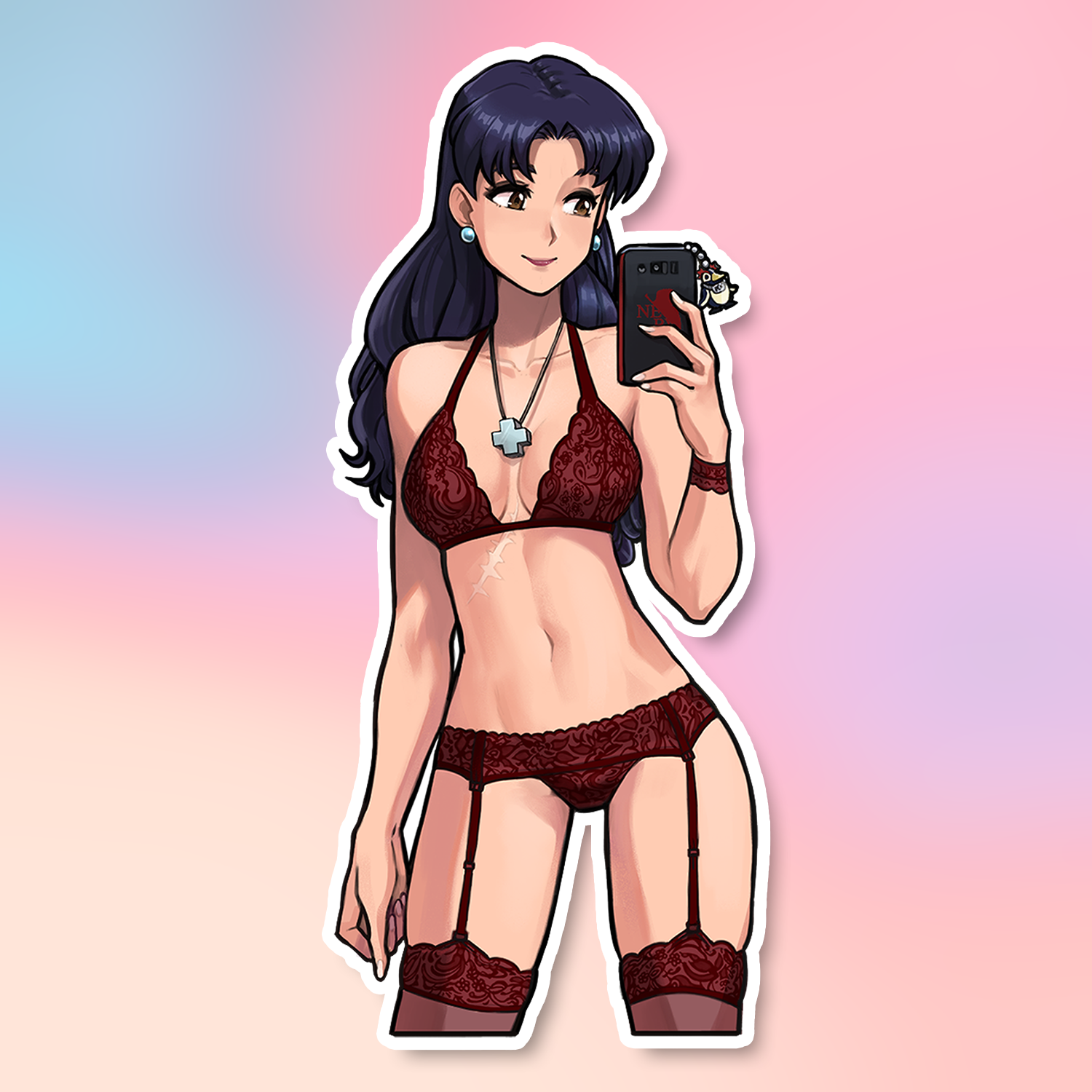 COMMANDER GIRL STICKER! (DIRTYERO)