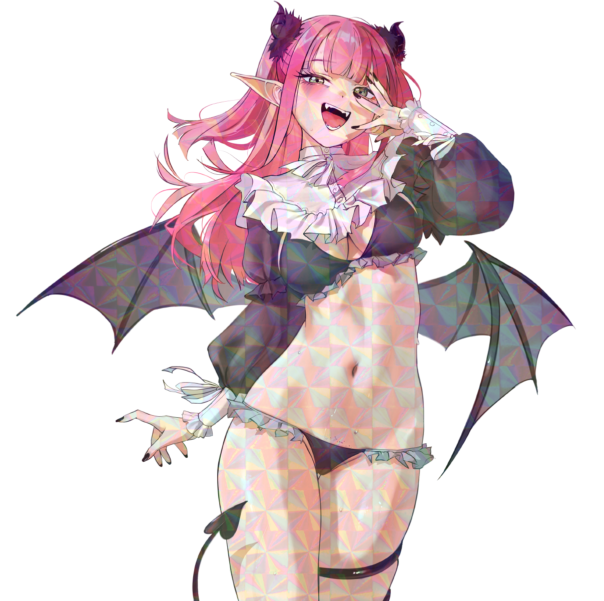 DEMON-GIRL 2 STICKER! (WALIGNER)