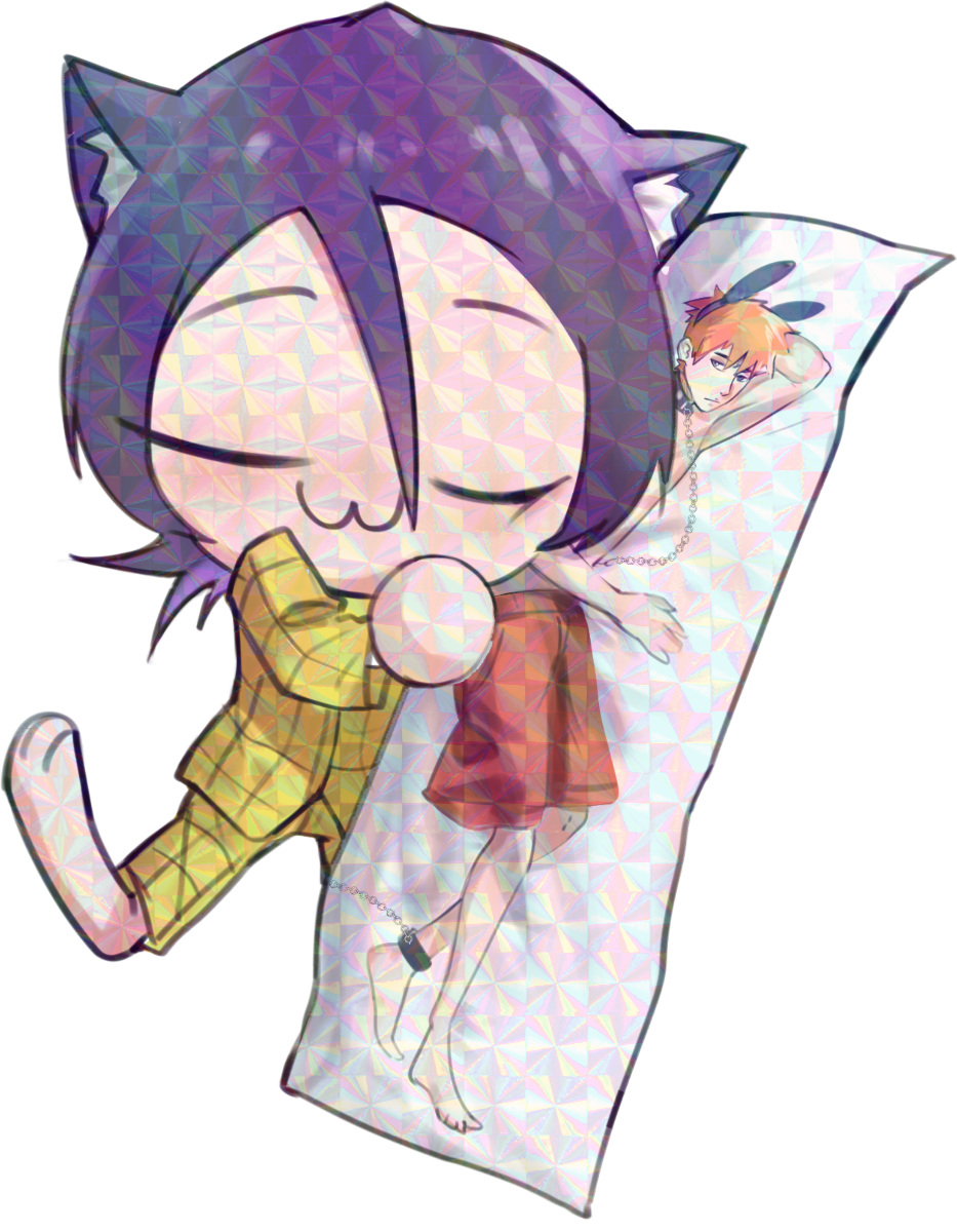 NEKO RUKIA CHIBI #1 STICKER (WALIGNER)