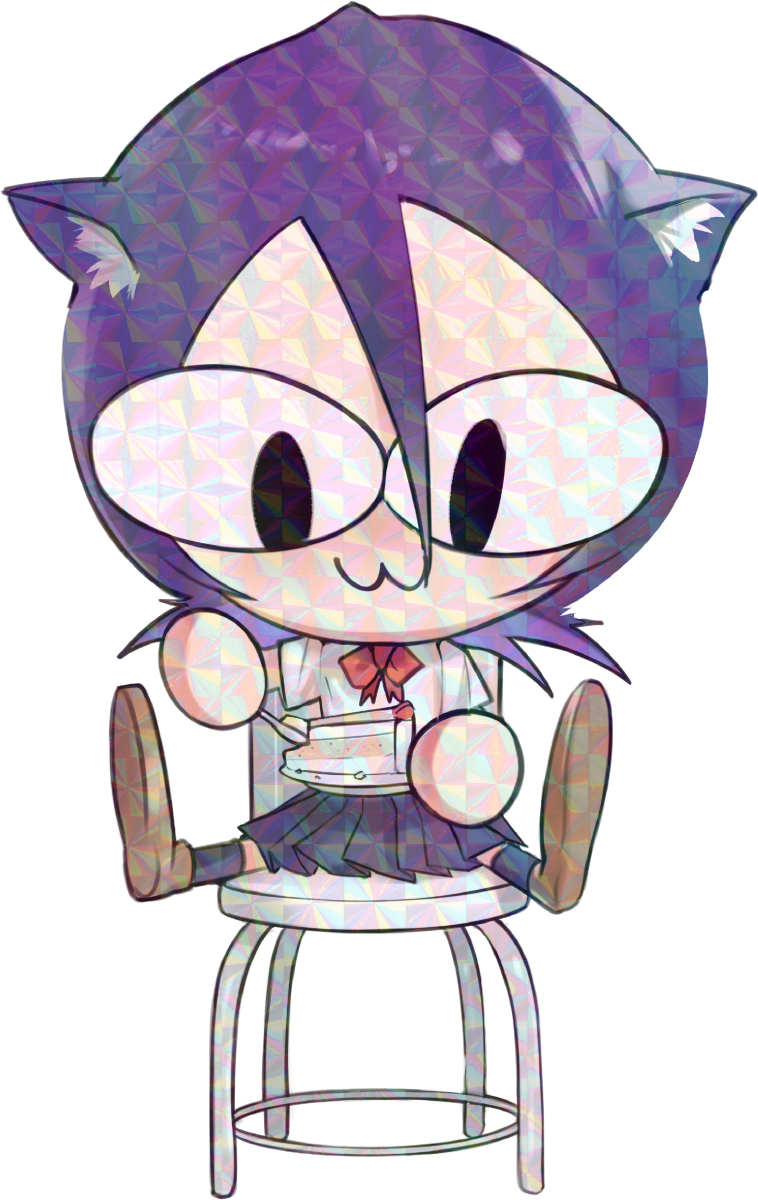 NEKO CHIBI #3 STICKER! (WALIGNER)