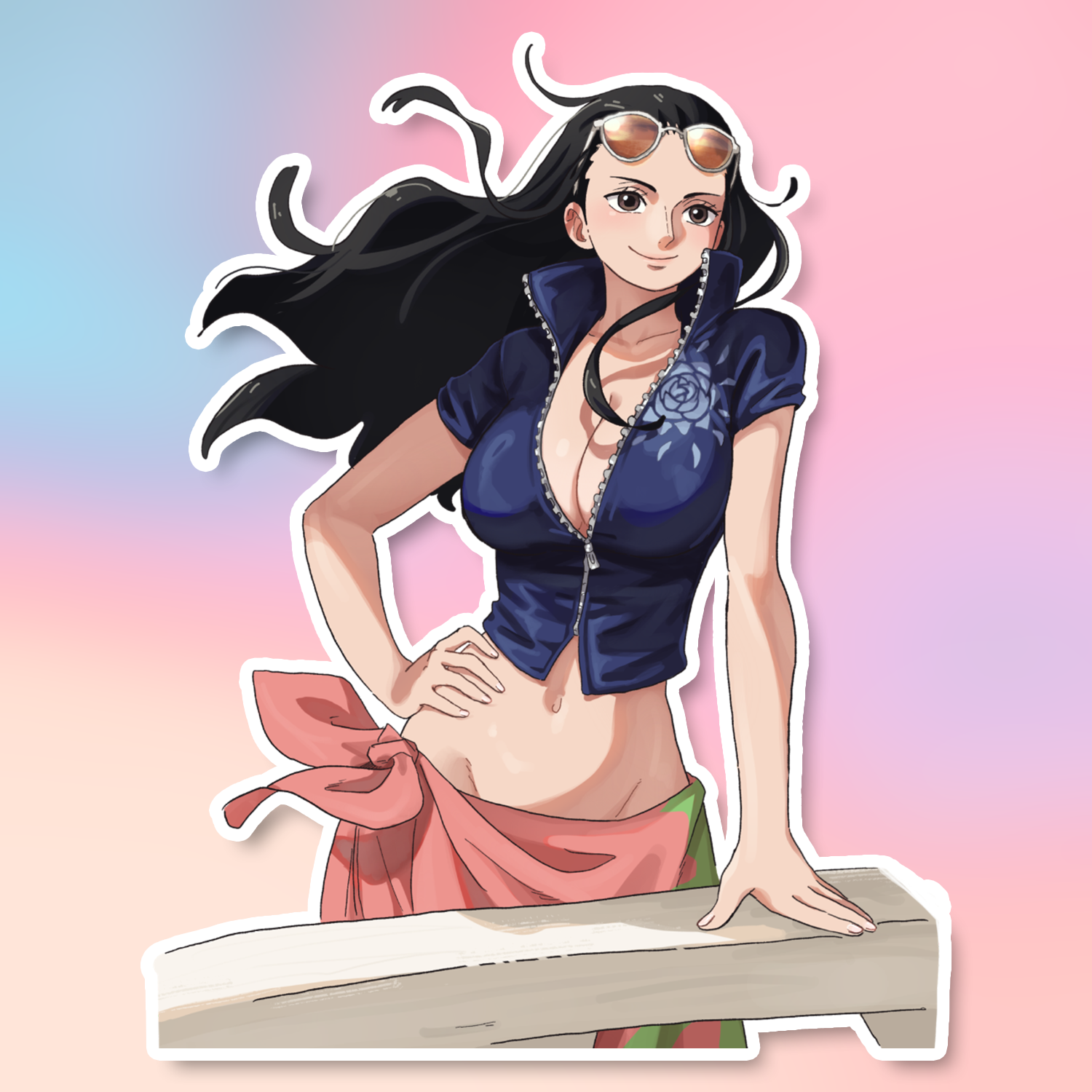PRETTY PIRATE STICKER! (DASHI)