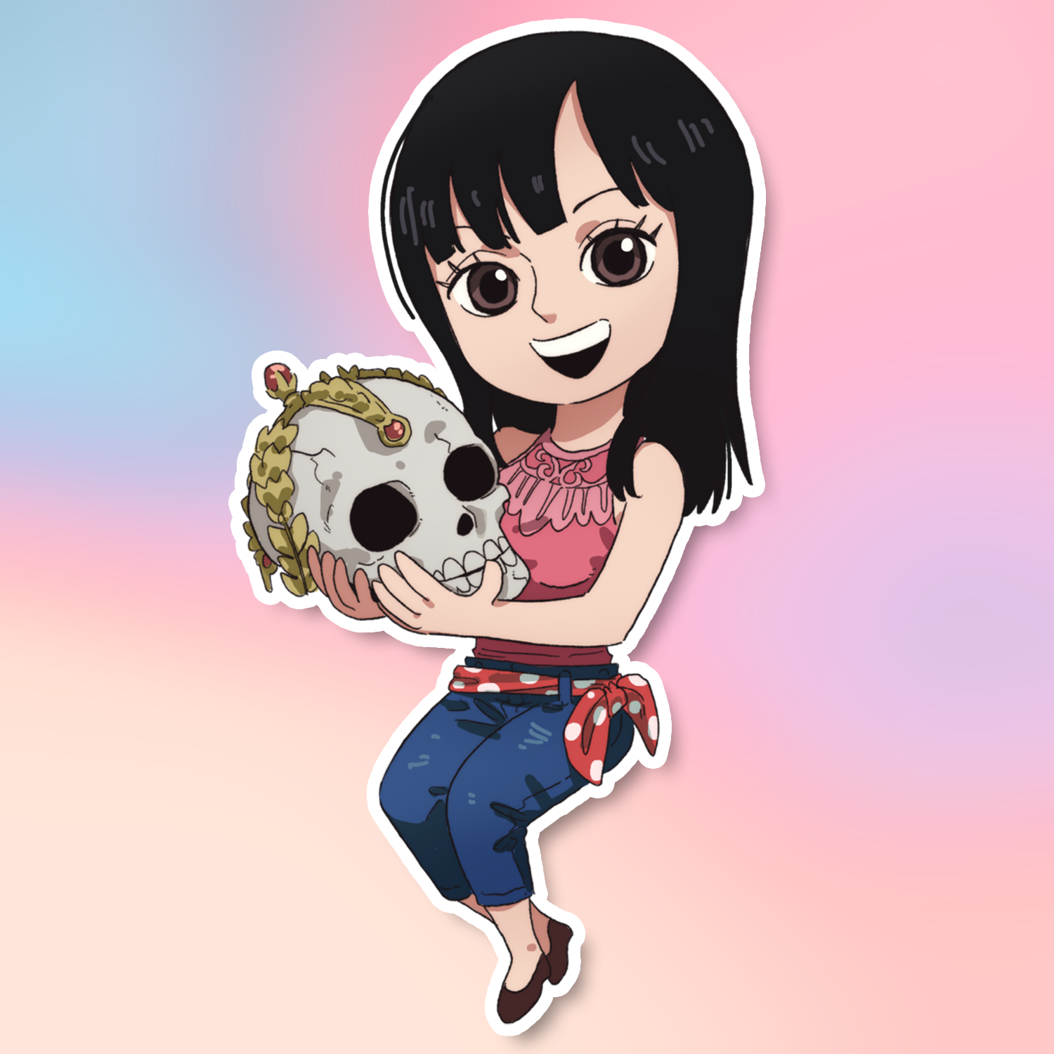 CHIBI PIRATE STICKER! (DASHI)