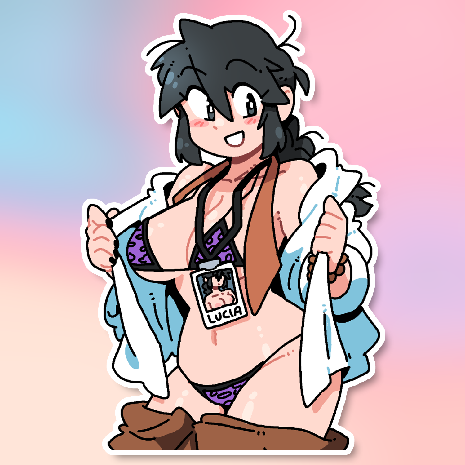 OFFICE LUCIA UNDRESSING STICKER! (BRYCE AND SCOTT)
