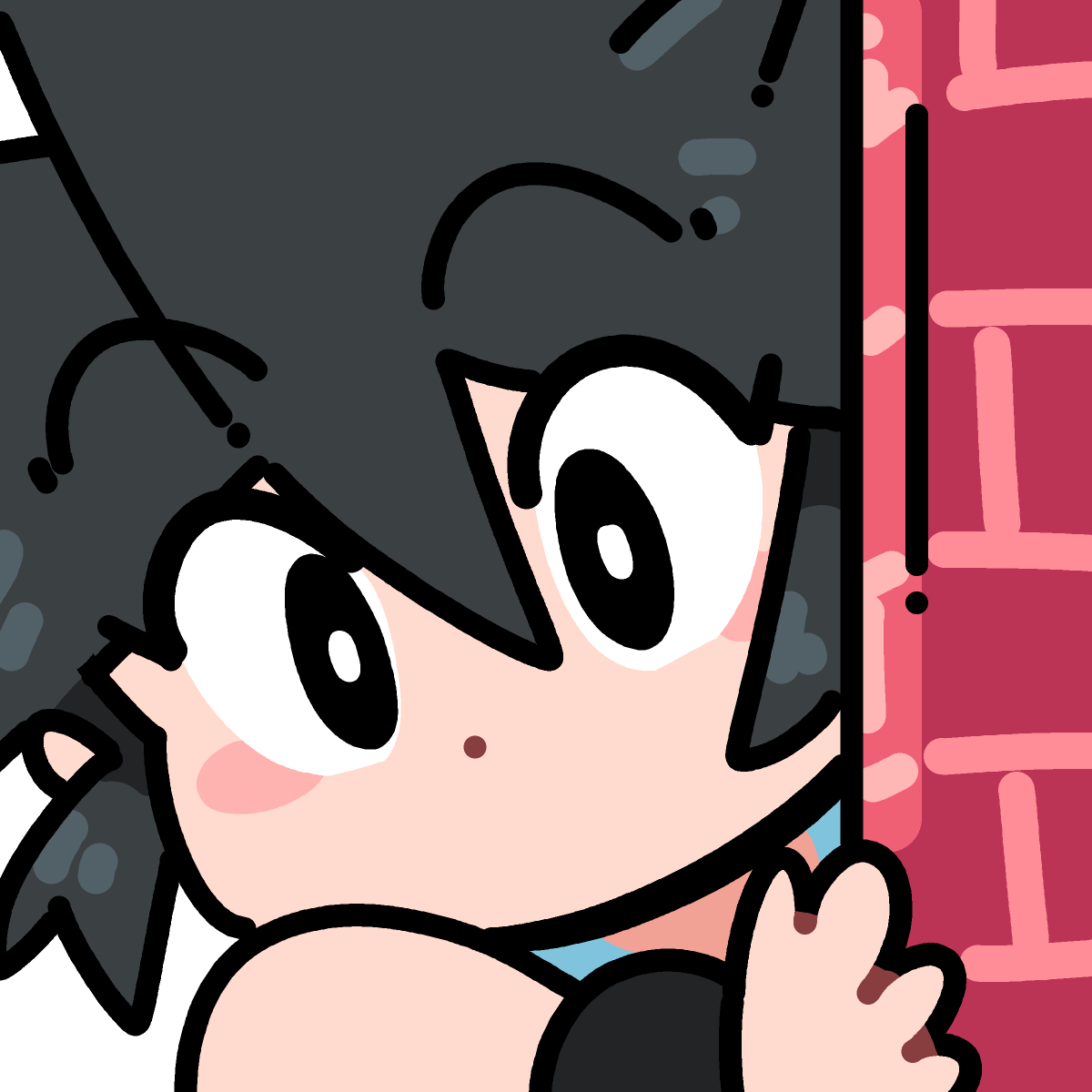 PEEKING LUCIA EMOTE STICKER! (BRYCE AND SCOTT)