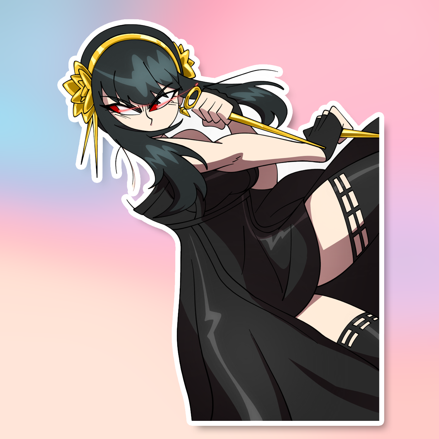 PRETTY ASSASSIN STICKER! (QUINTZEEE)