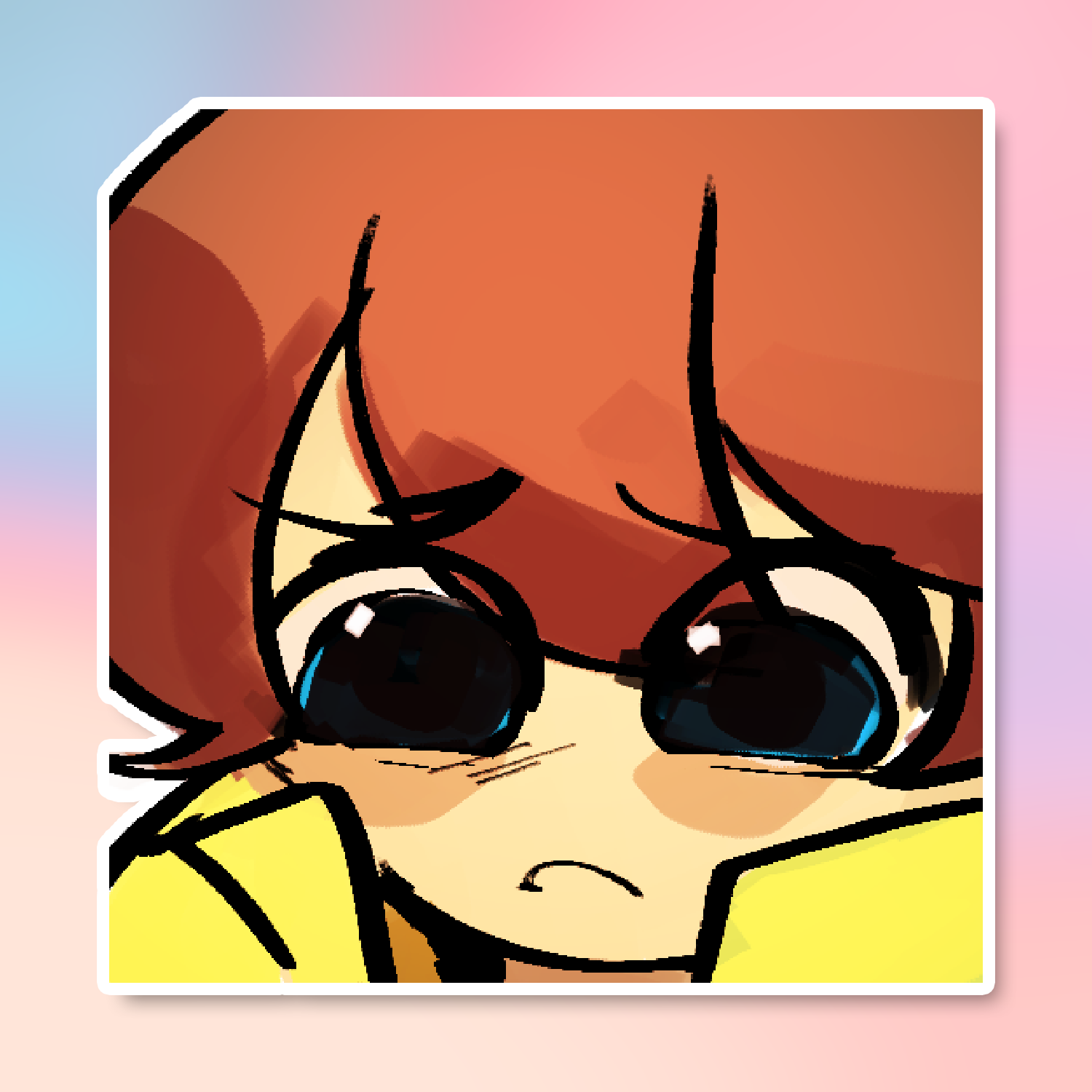 SAD SON STICKER (LUNYDOOBLES)