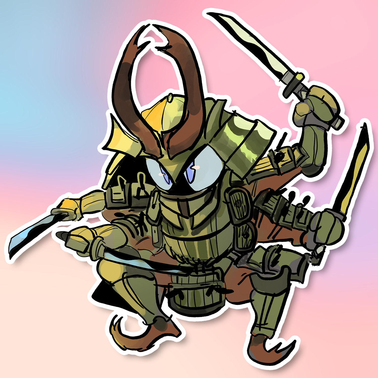 SAMURAI BEETLE (LUNYDOOBLES)