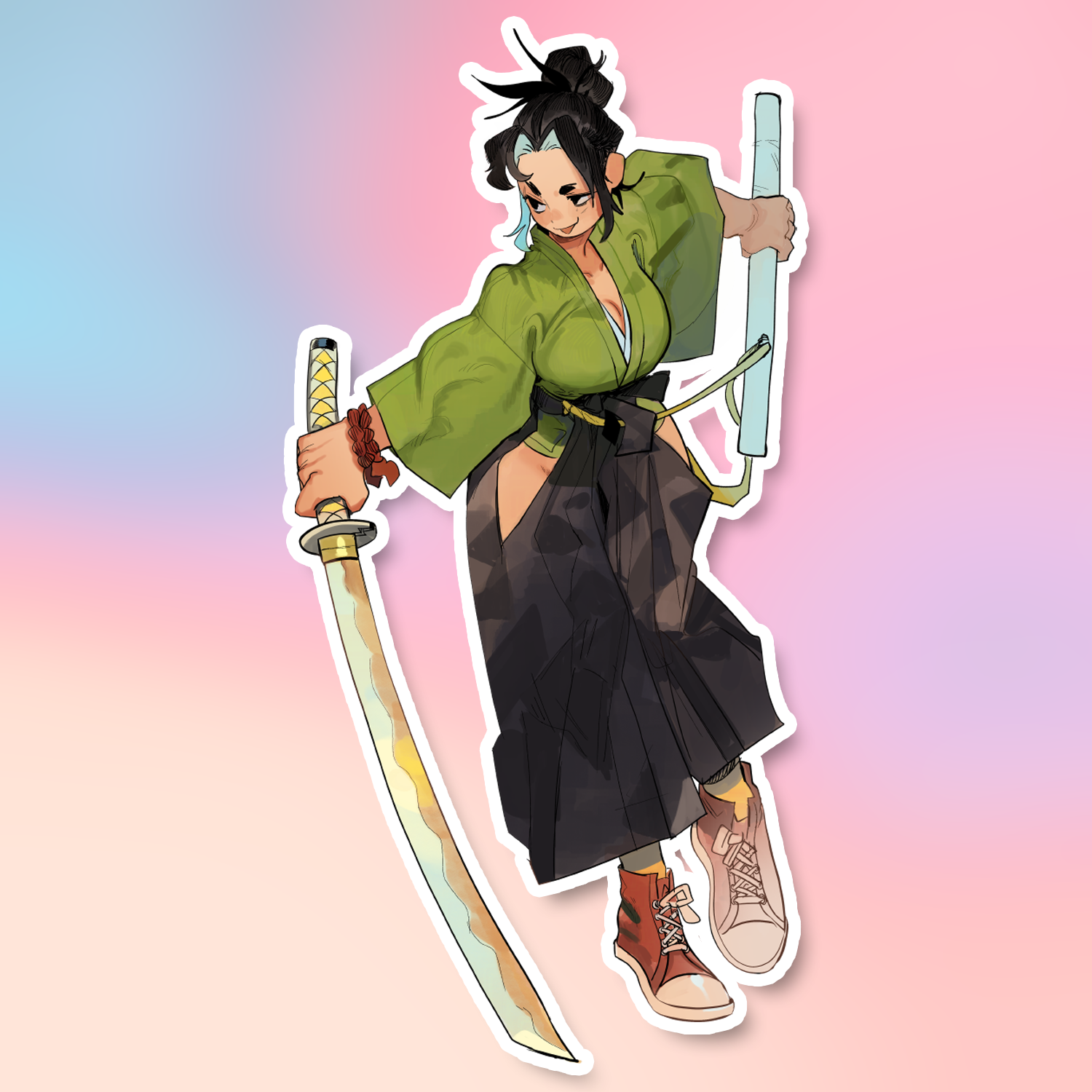 SHO SWORD STICKER (LUNYDOOBLES)