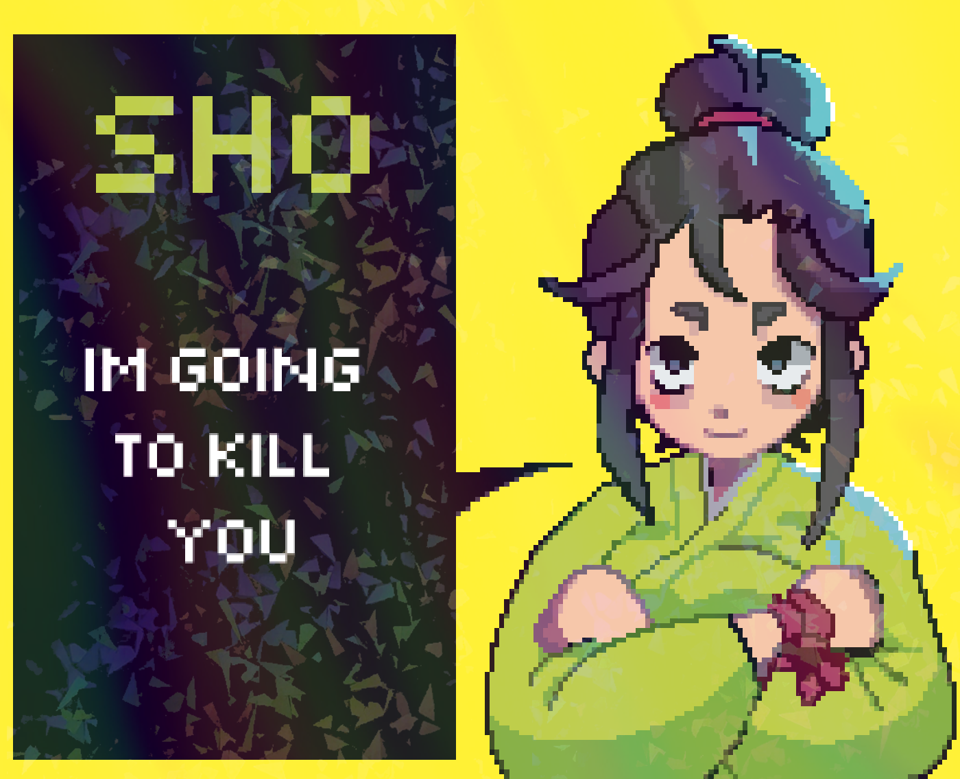 SHO IS GONNA KILL YOU STICKER (LUNYDOOBLES)