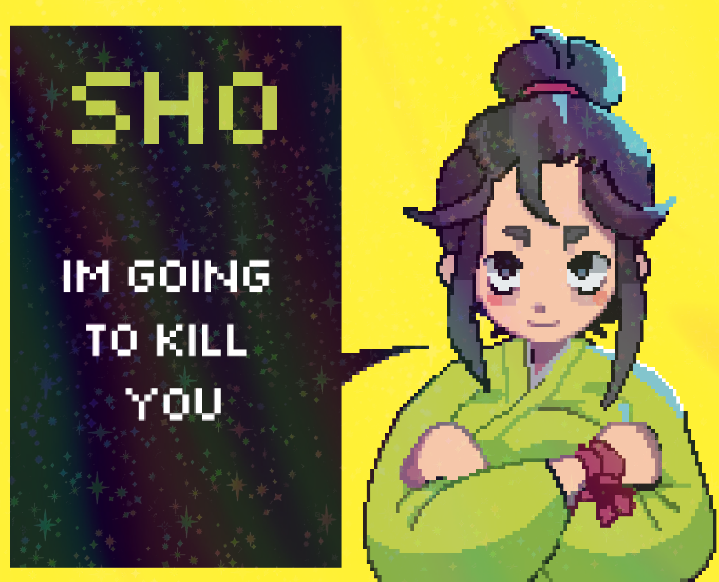 SHO IS GONNA KILL YOU STICKER (LUNYDOOBLES)