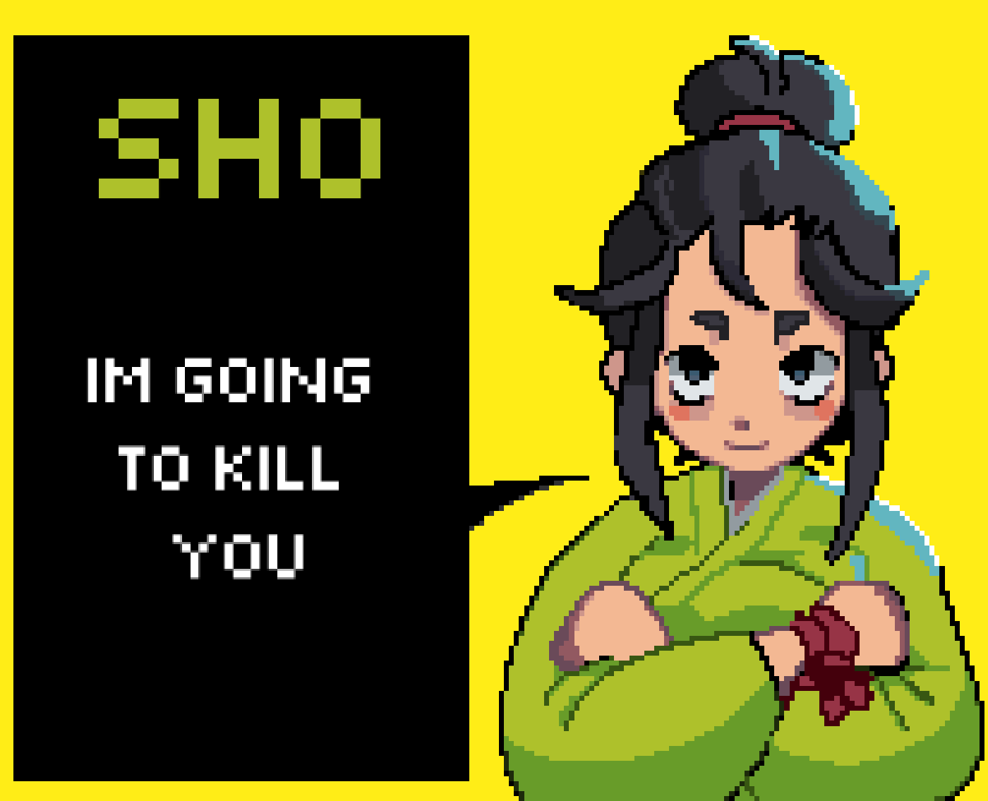 SHO IS GONNA KILL YOU STICKER (LUNYDOOBLES)