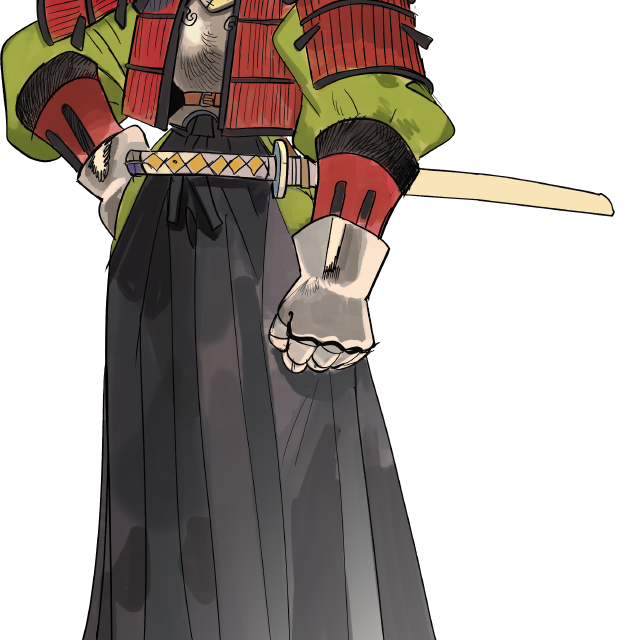 SAMURAI SHO STICKER! (LUNYDOOBLES)