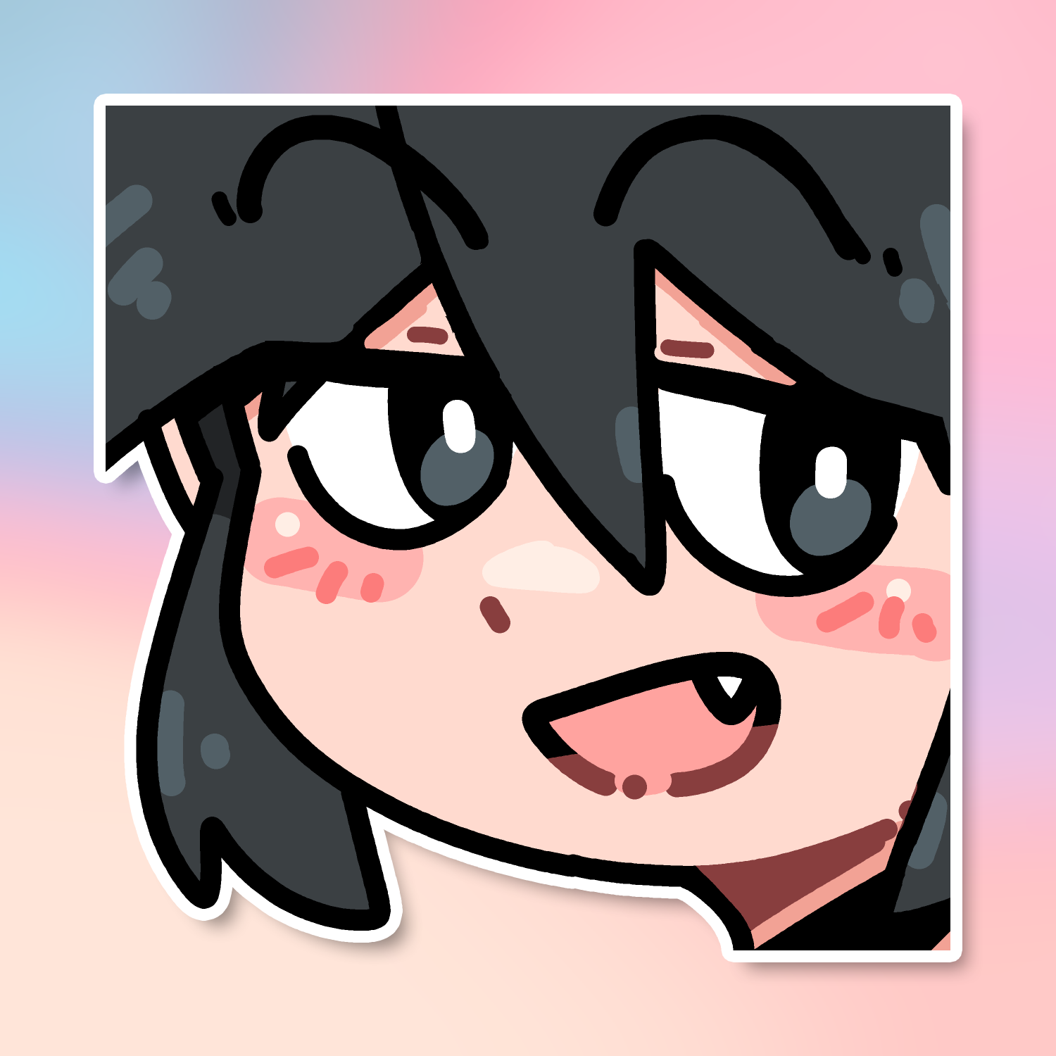 SMUG LUCIA EMOTE STICKER! (BRYCE AND SCOTT)